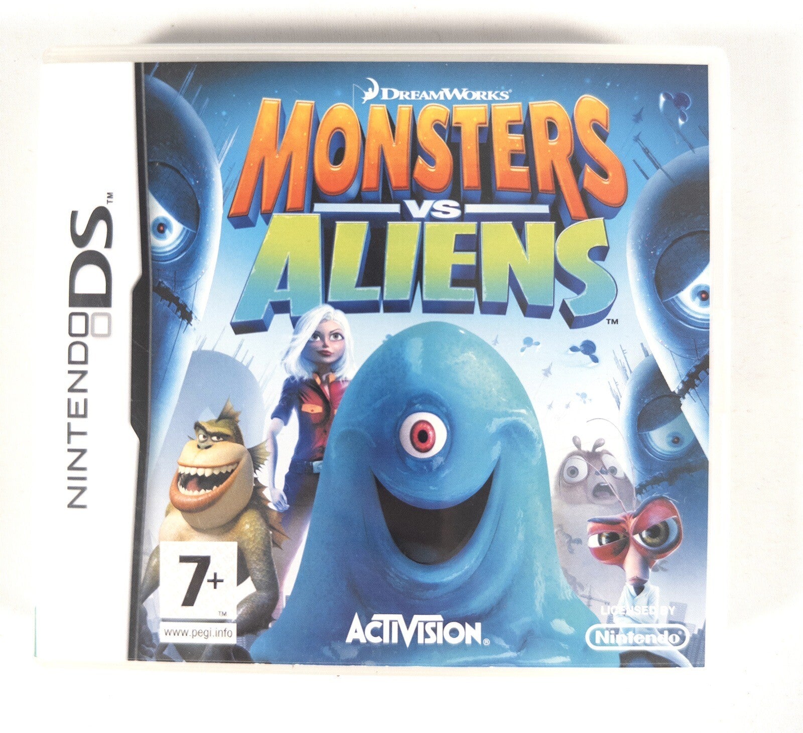 NINTENDO DS- Monsters vs Aliens Game
