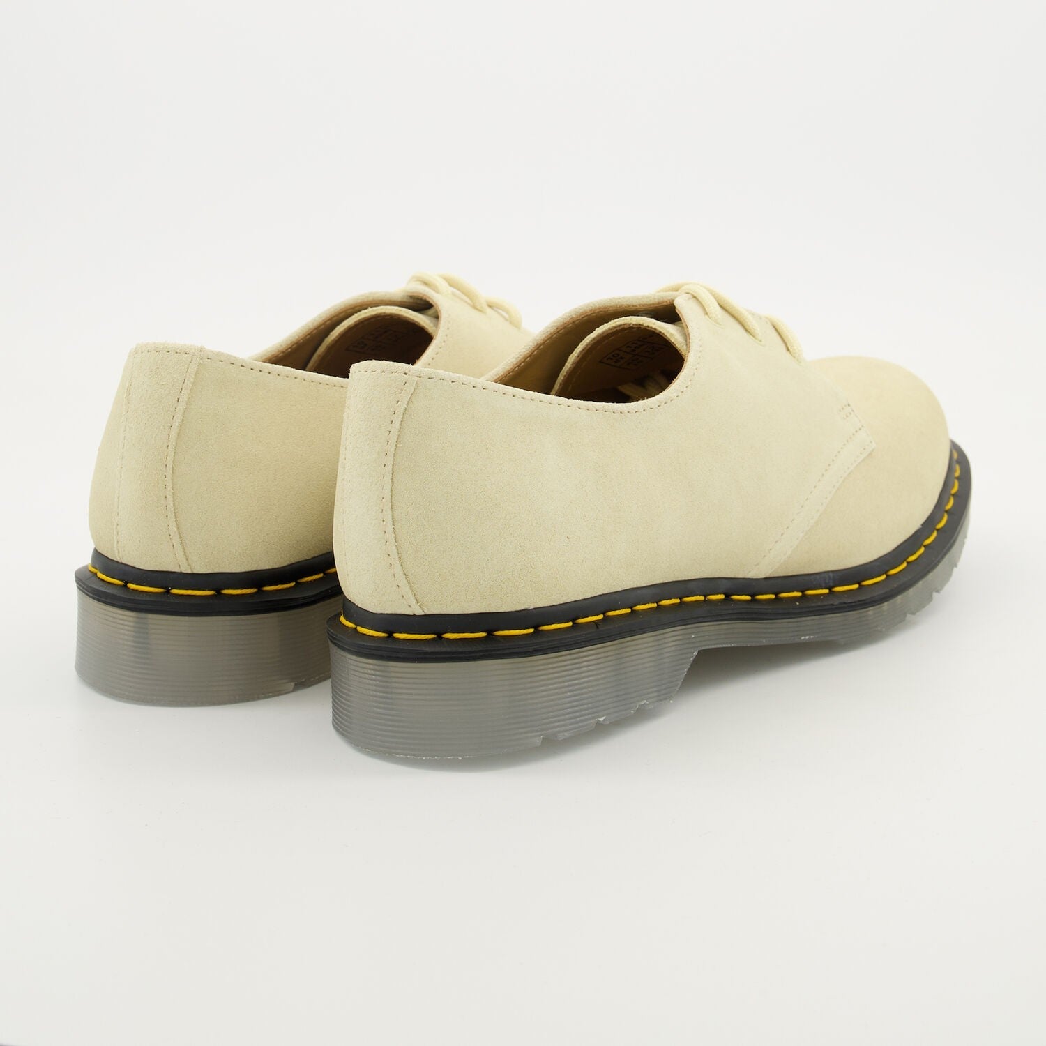 Mens Dr Martens 1461 Toile Cream Iced Suede Leather UK 10 EU45 RRP £120
