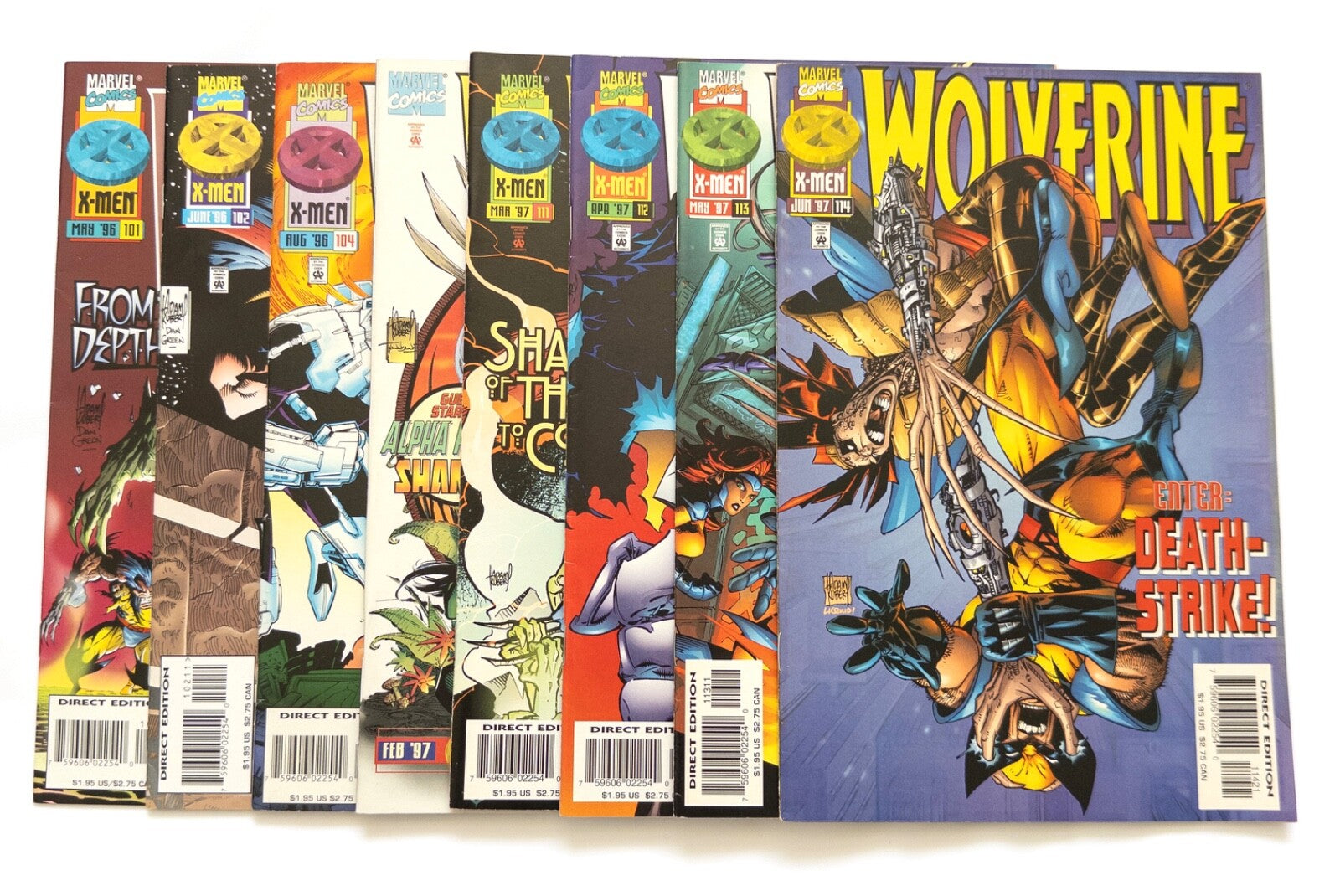 Marvel Comics X-Men Wolverine Issues 101-114