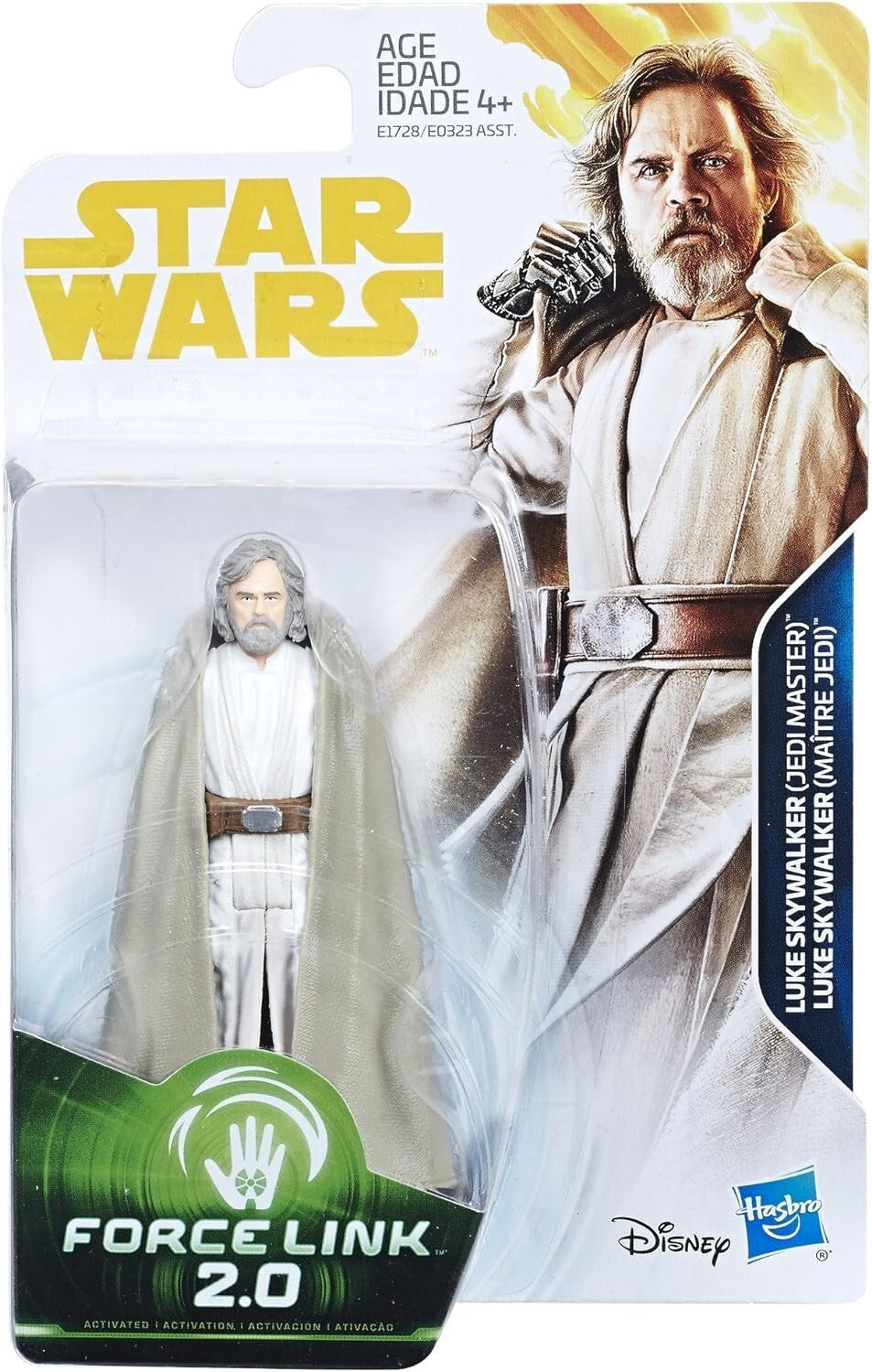 STAR WARS Forcelink 2.0 Luke Skywalker Jedi Master Action Figure