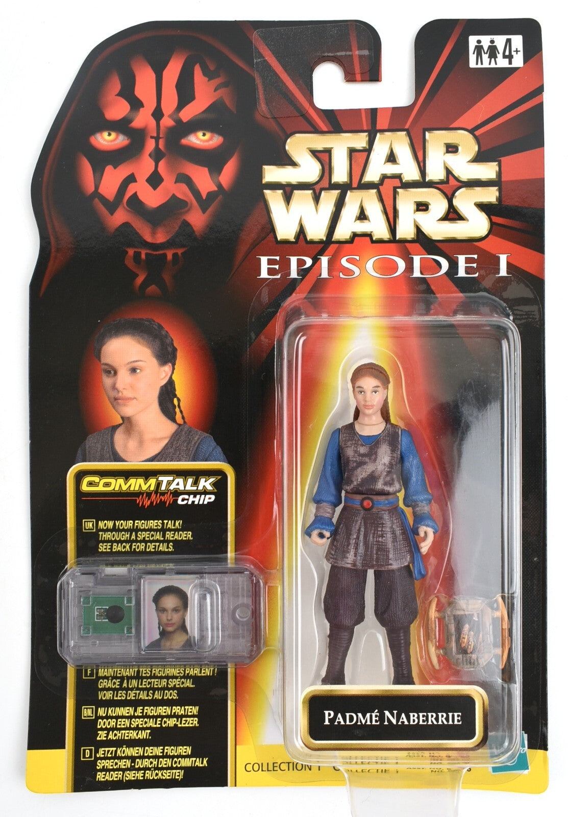 Star Wars: Episode I. ~ PADME NABERRIE (includes CommTalk chip), Hasbro 1999