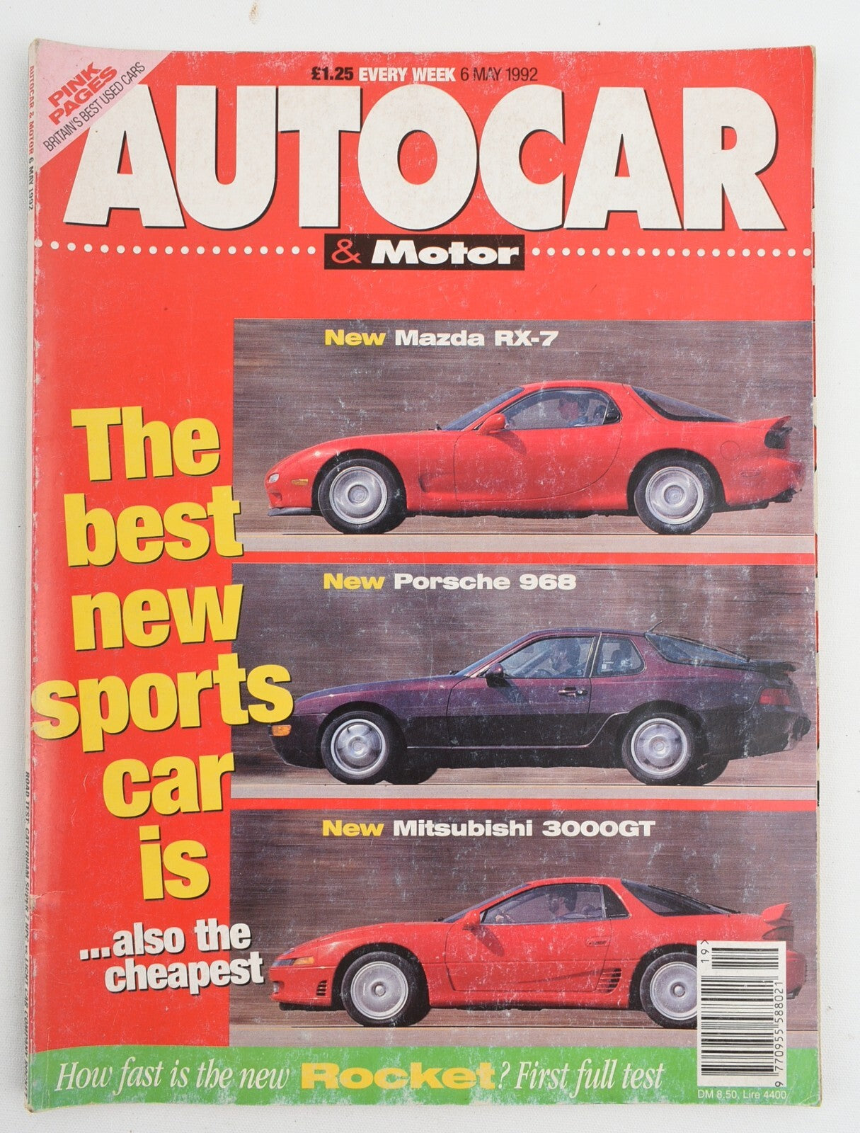 AUTOCAR & MOTOR MAGAZINE  - issue 6 May 1992
