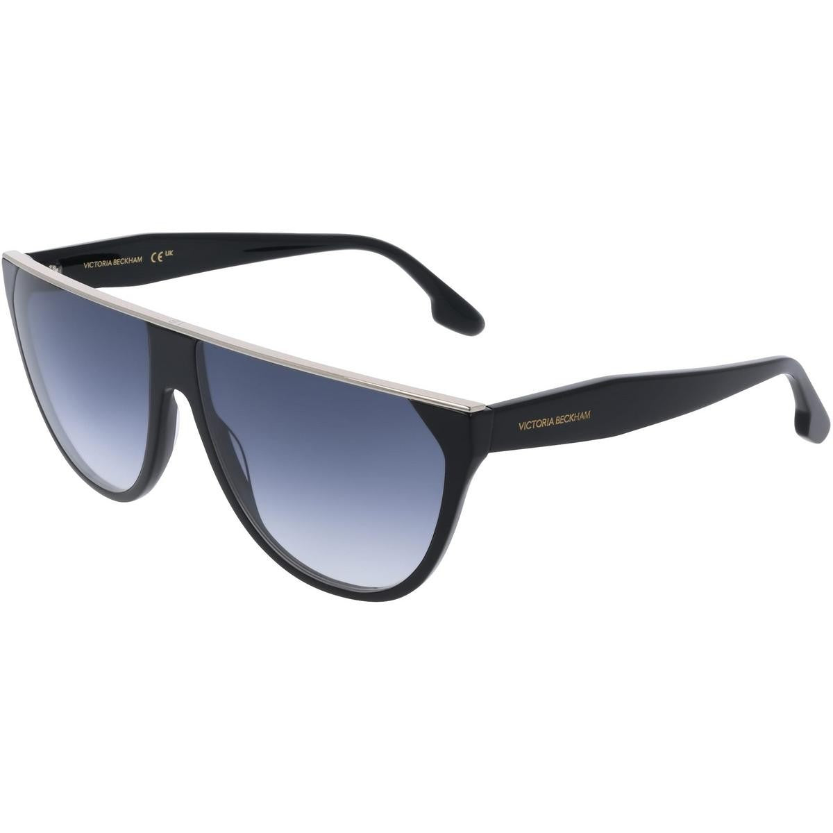 VICTORIA BECKHAM VB682S 001 Sunglasses Black Frame Smoke Gradient Lenses 61mm