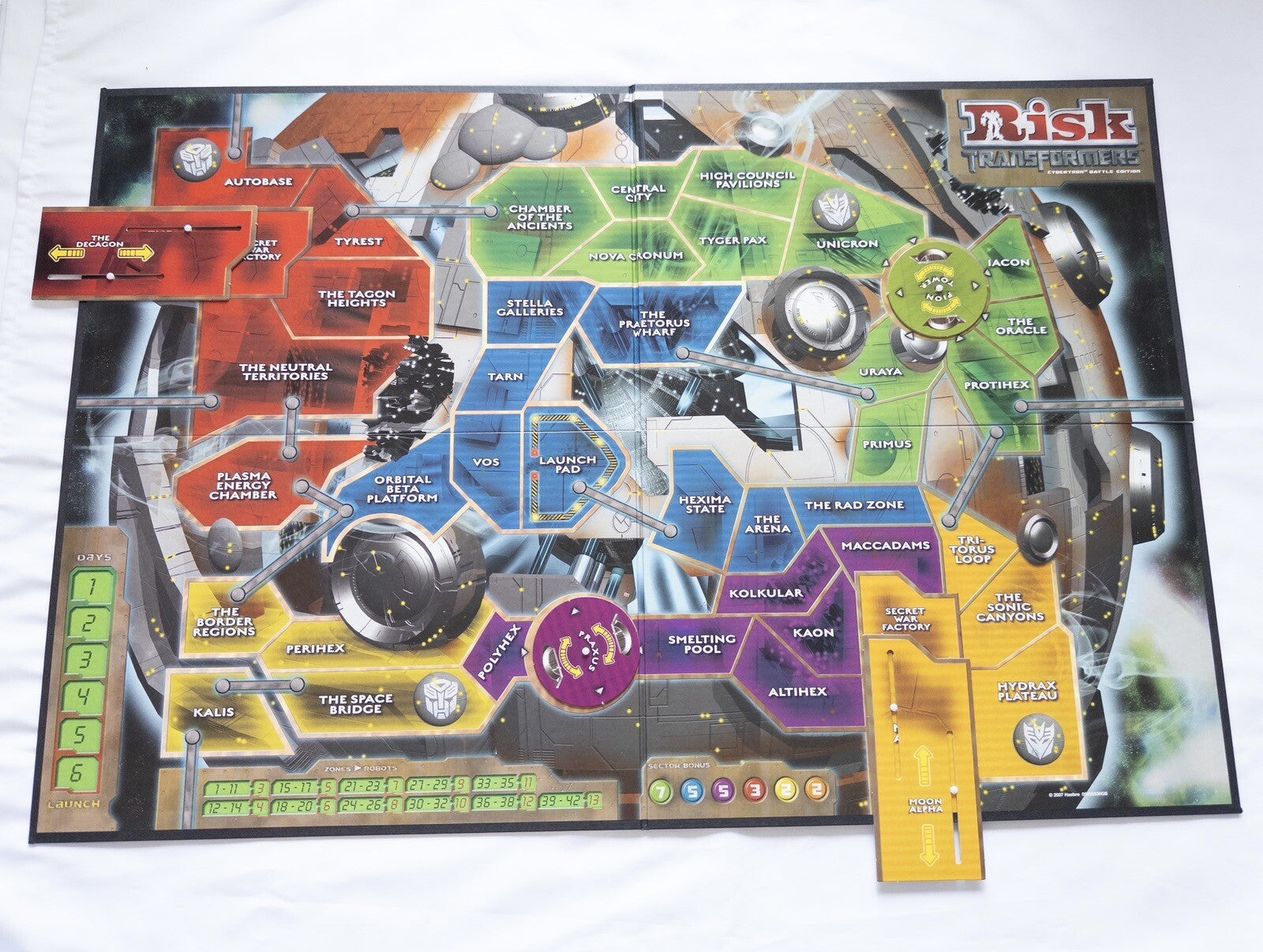 RISK Transformers Cybertron Battle Edition Board Game Complete Game