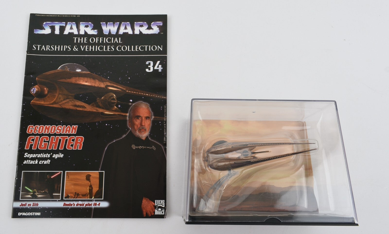 Star Wars - GEONOSIAN FIGHTER + #34 Magazine (DeAgostini)