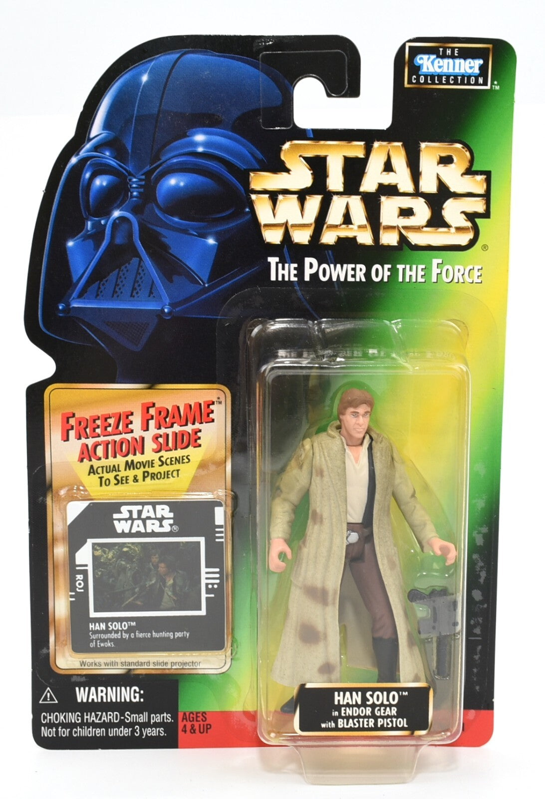 Star Wars: The Power of The Force - HAN SOLO in Endor Gear, Kenner (1997)