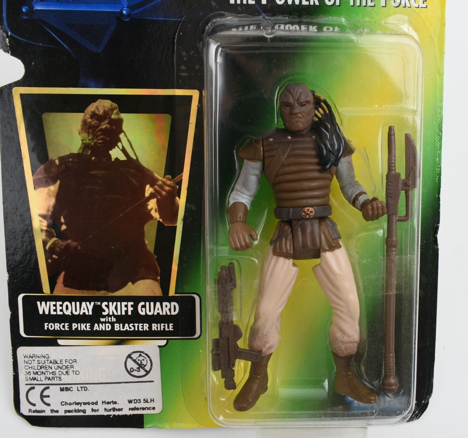Star Wars: The Power of The Force - WEEQUAY SKIFF GUARD, Kenner (1996)