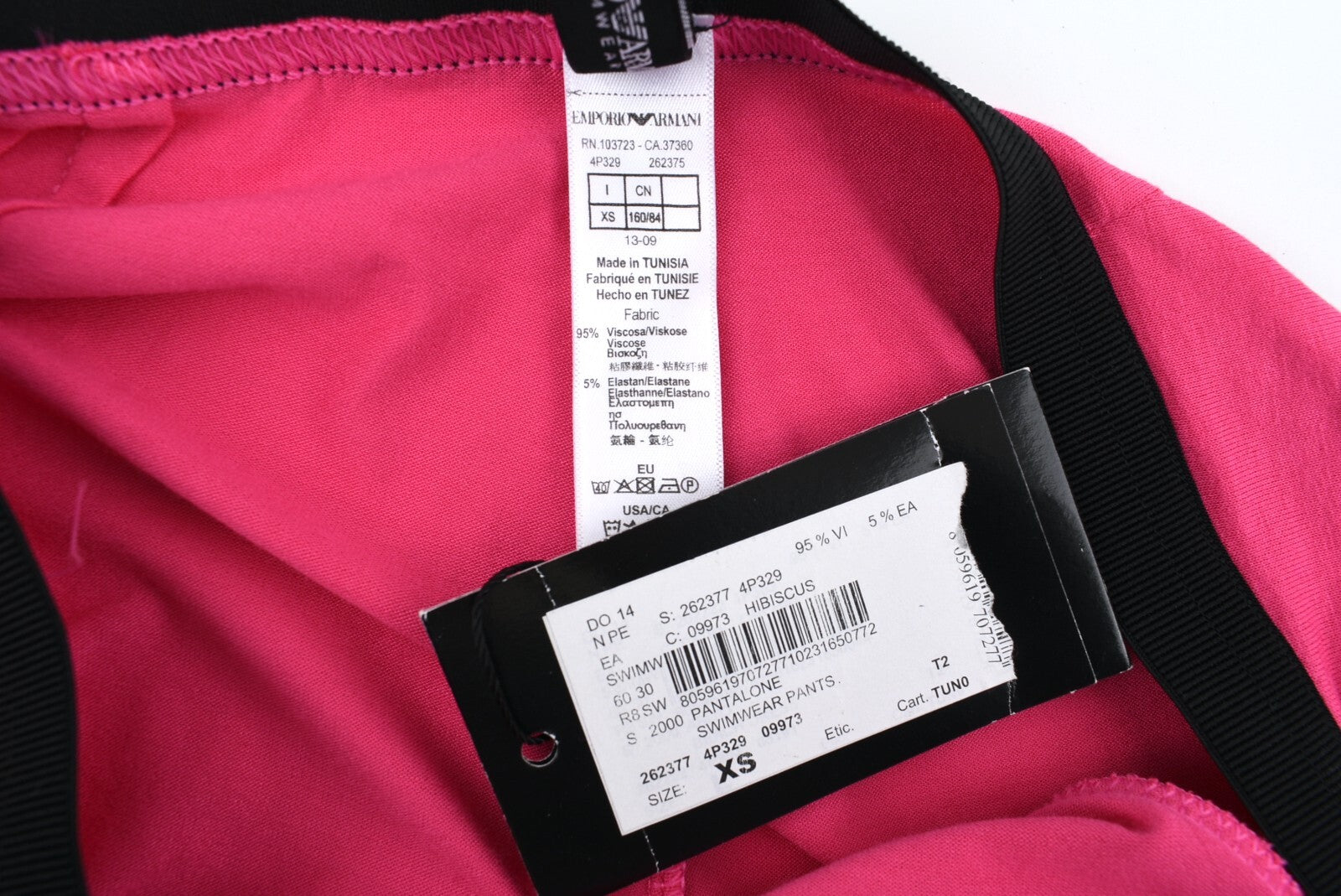 EA Emporio Armani Soft Cotton Jersey Lounge Pyjama Pants, Pink, size XS