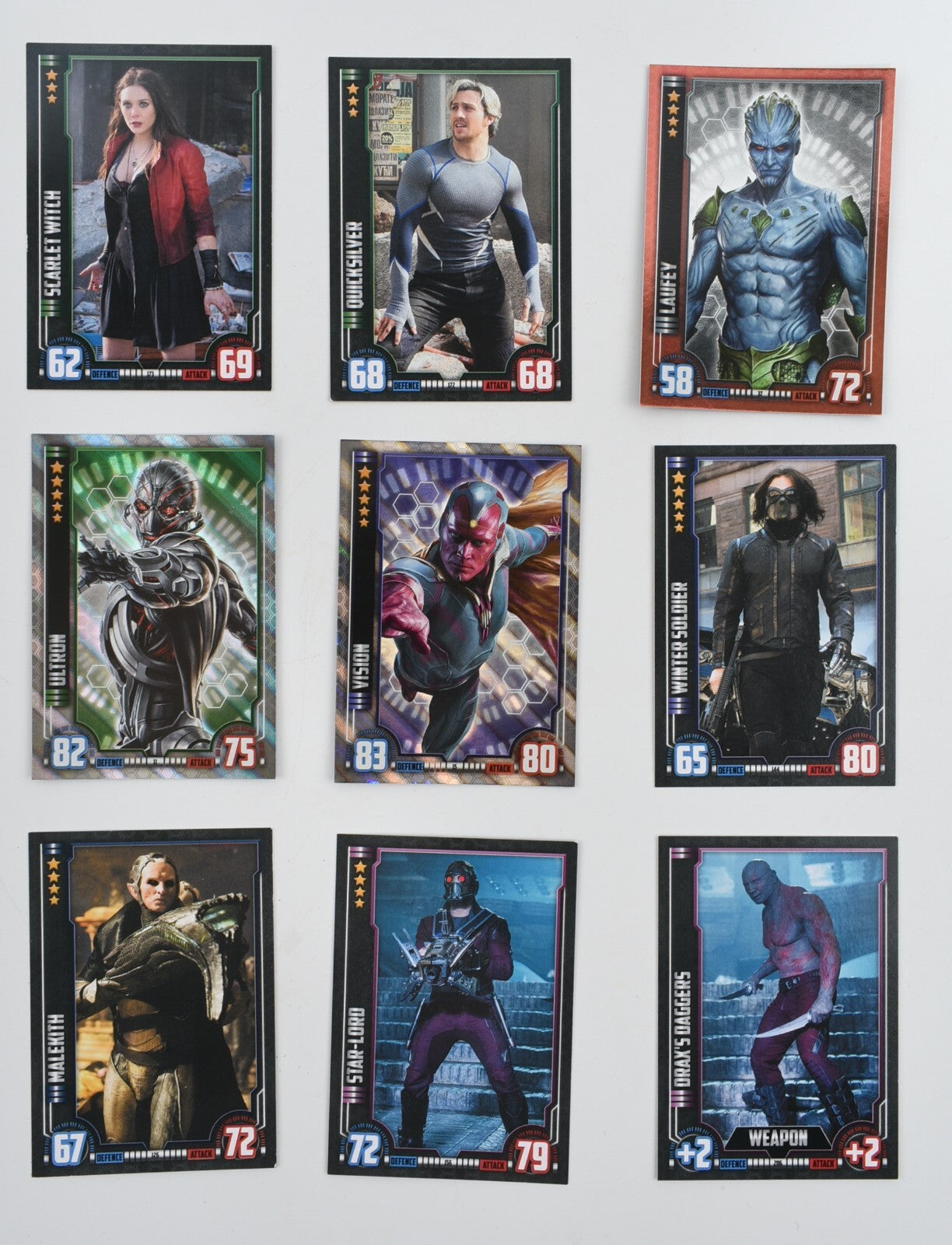 Topps Marvel Hero Attax ~ Trading Cards Bundle / Lot of 52 Cards