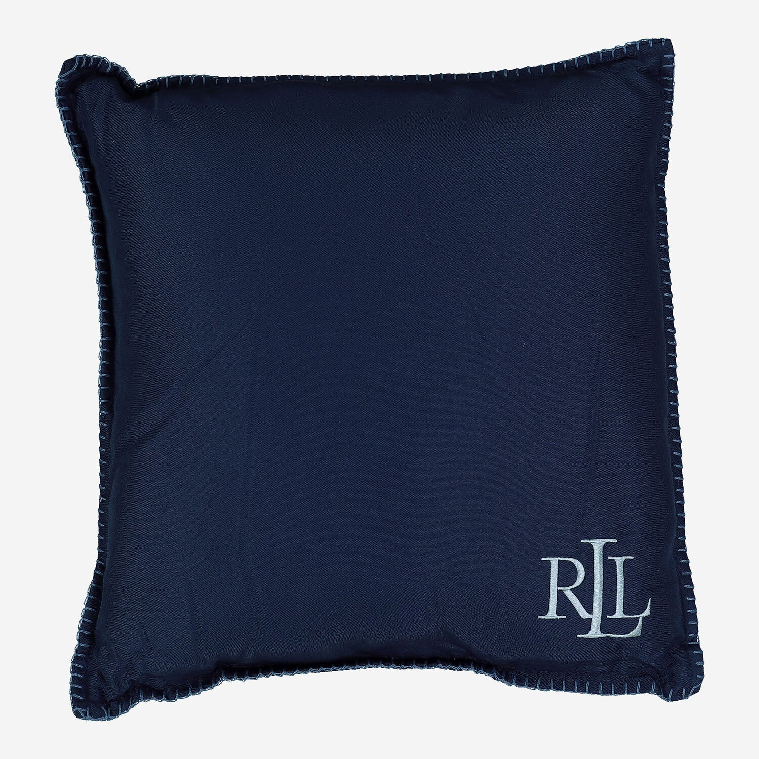 Lauren Ralph Lauren Blue Eden Whipstitch Indoor/Outdoor Cushion 50x50cm