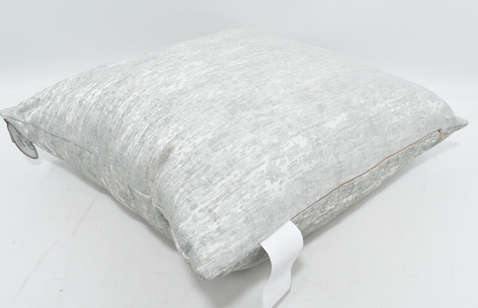 JINDA Duck Feather Rectangle Square Cushion, Light Silver Pastel Green, 50x50cm