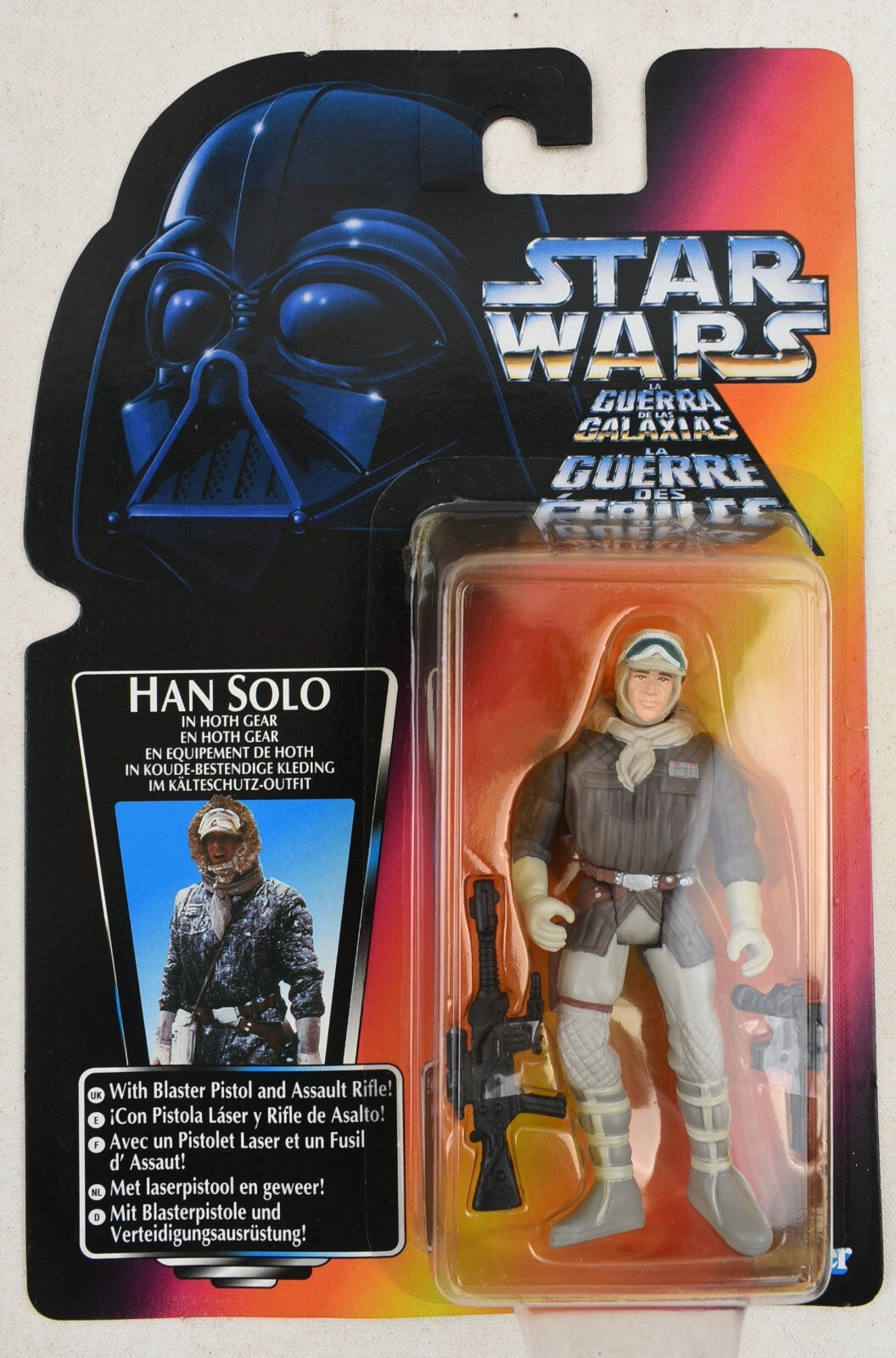 Star Wars The Power of the Force - HAN SOLO in Hoth Gear   Vintage Figure 1996