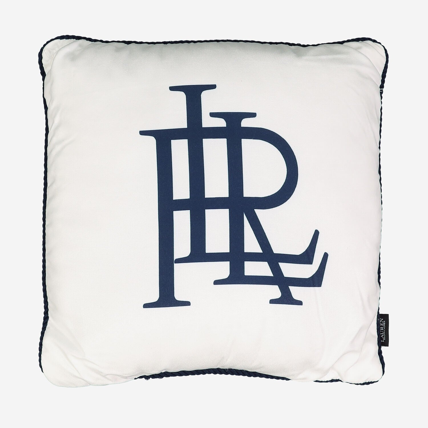 Lauren Ralph Lauren White/Blue Eden Indoor/Outdoor Cushion 50x50cm