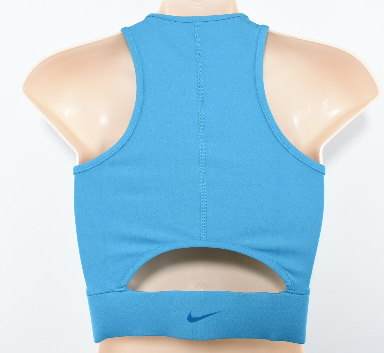 NIKE Dri-Fit Womens Buckle Front Training Crop Tank Top, Teal, size M /UK 12