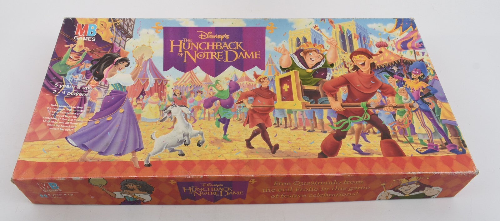 THE HUNCHBACK OF NOTRE DAME - Vintage 3D Board Game, MB Games (1996)