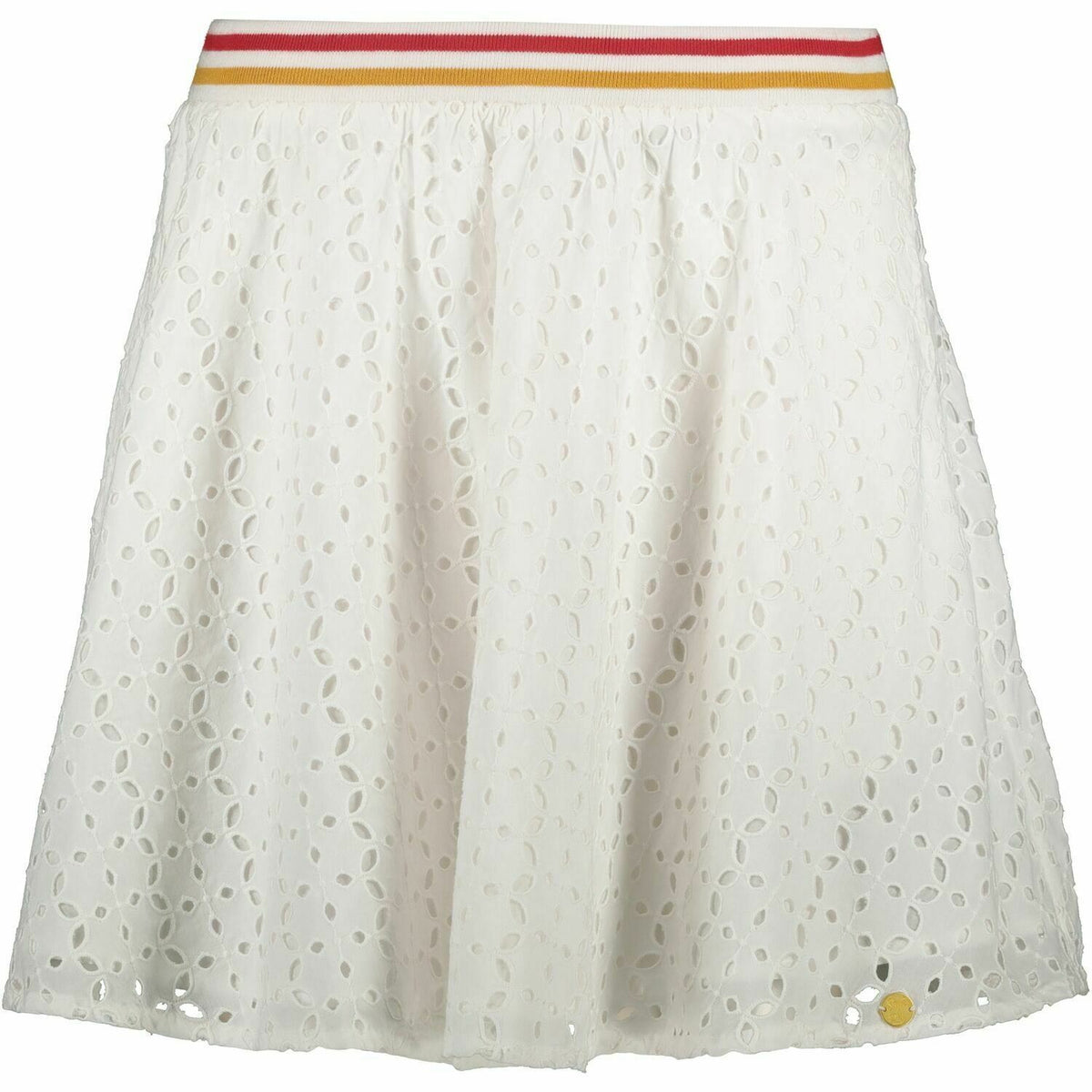 SUPERDRY Women's TEAGAN SCHIFFLI Skirt, White, size XS / UK 8