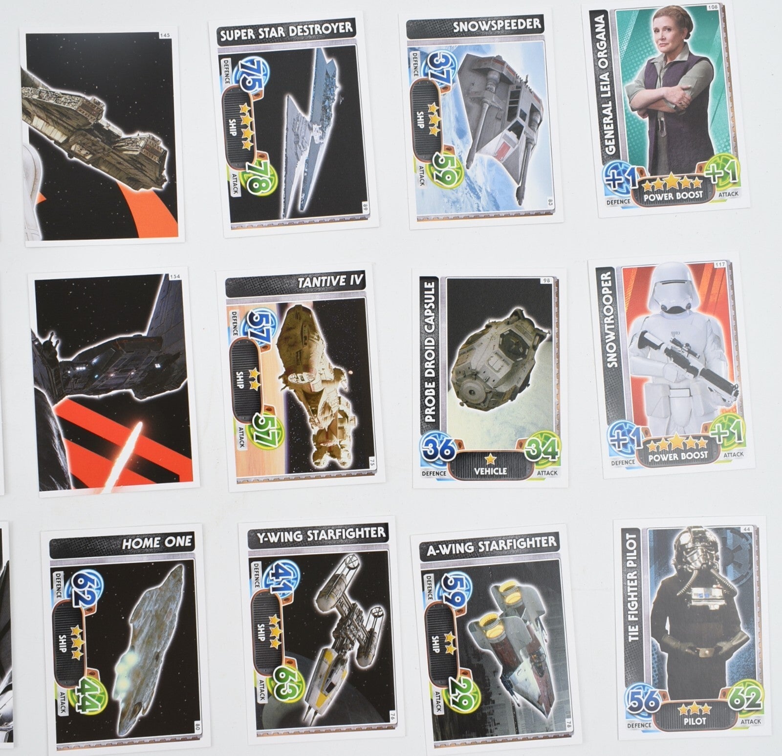Topps Star Wars Force Attax Universe Trading Cards Bundle, Tin + 50 Cards