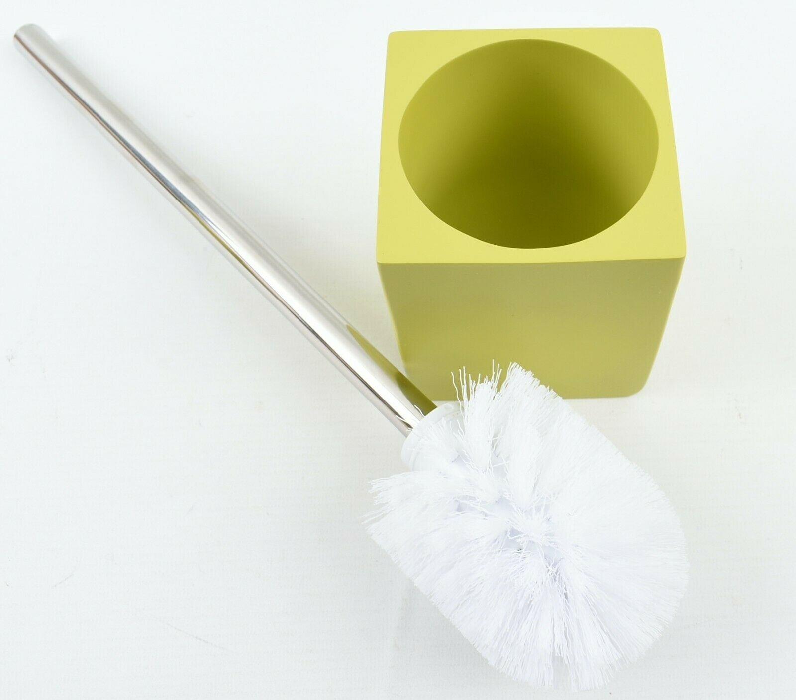 HABITAT - POLI Toilet Brush & Holder Set (design by Anna Pretty), Saffron Yellow