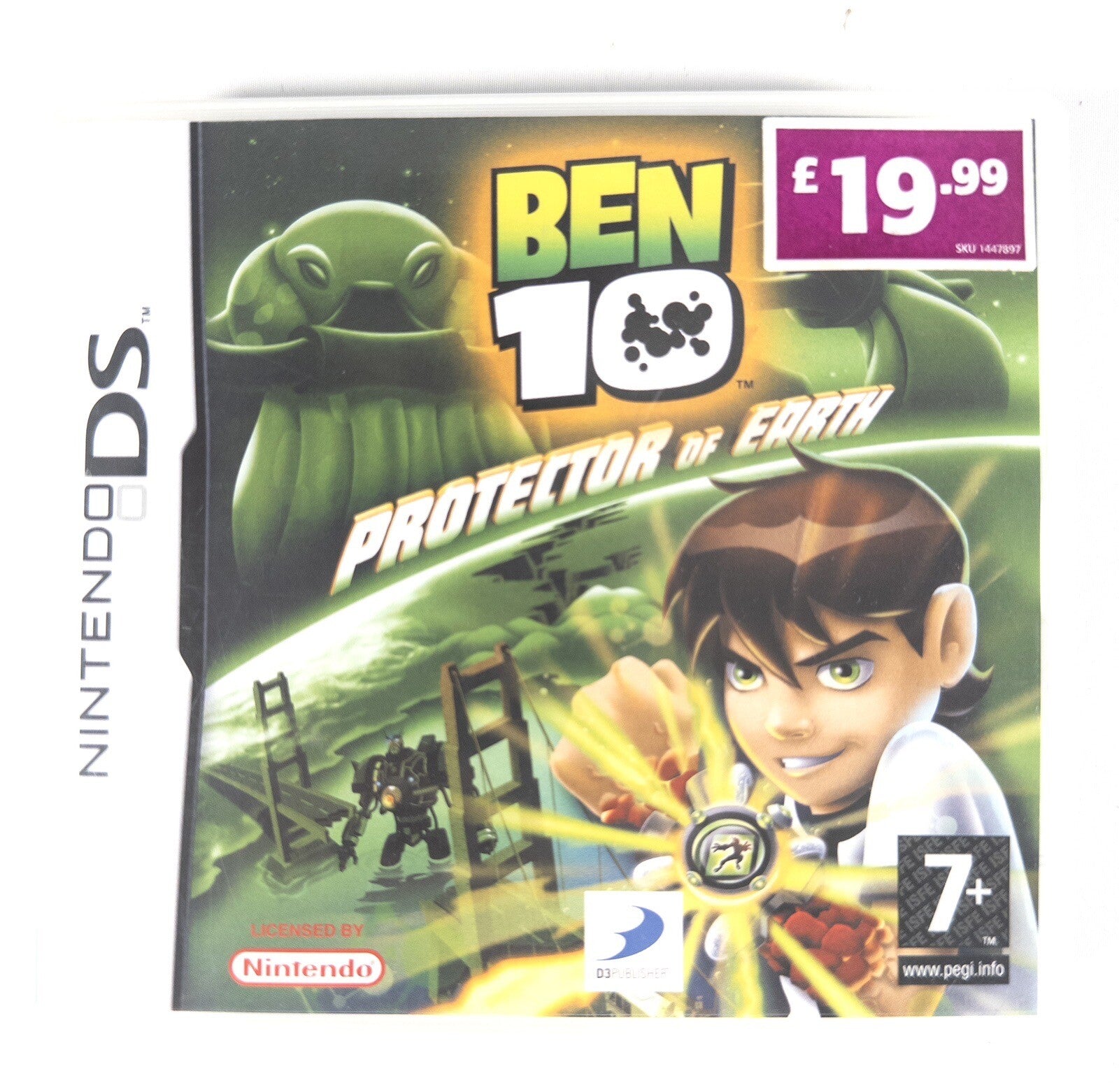 NINTENDO DS- BEN 10- Protector of the earth Game
