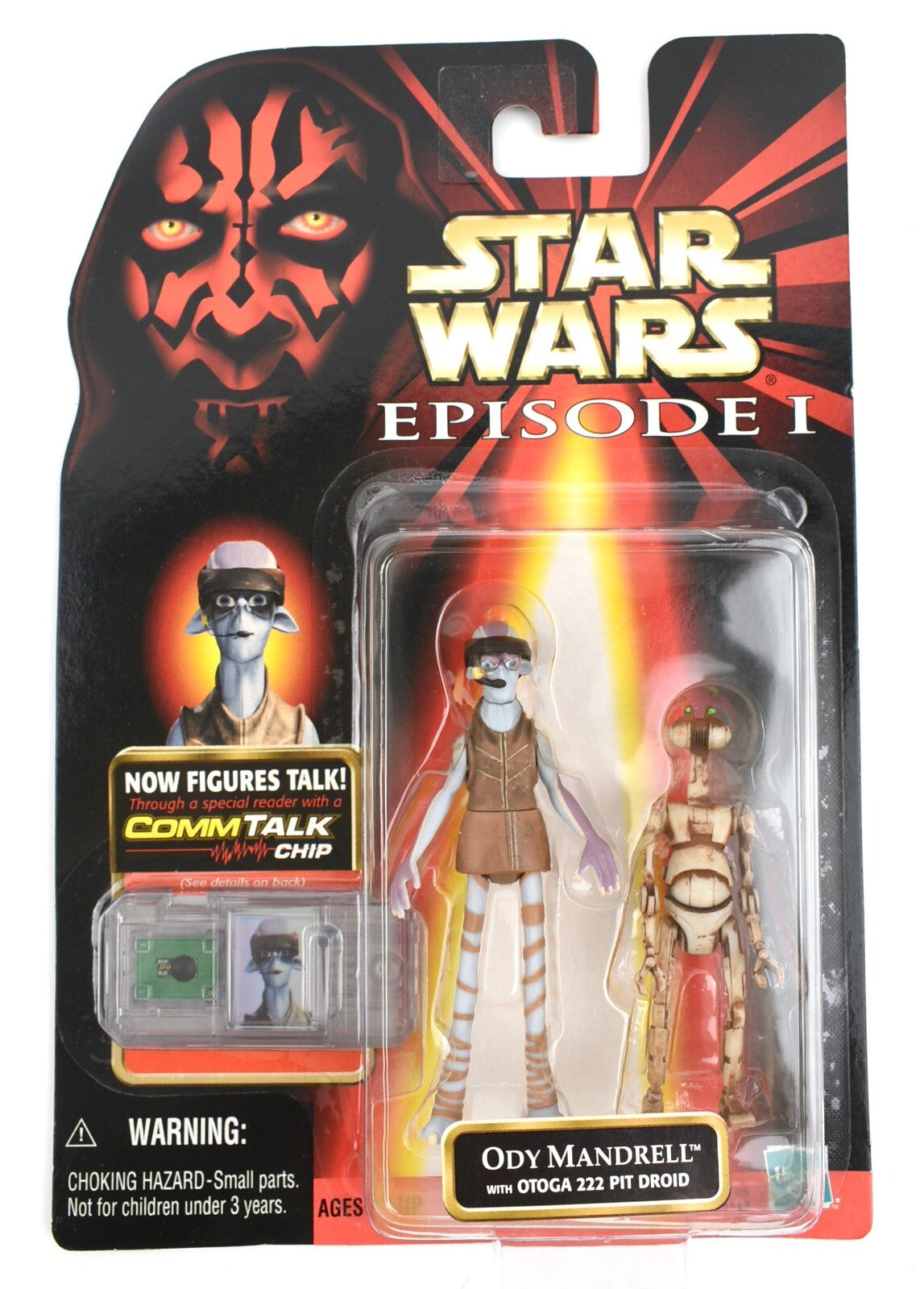 Star Wars: Episode I. ~ ODY MANDRELL with OTOGA 222 PIT DROID, Hasbro 1999