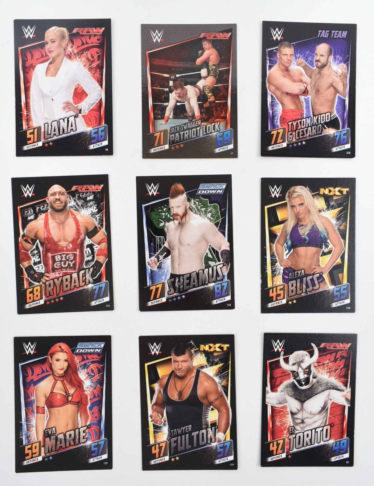 Topps Slam Attax Then Now Forever  - Trading Cards Bundle, Lot of 87 Cards