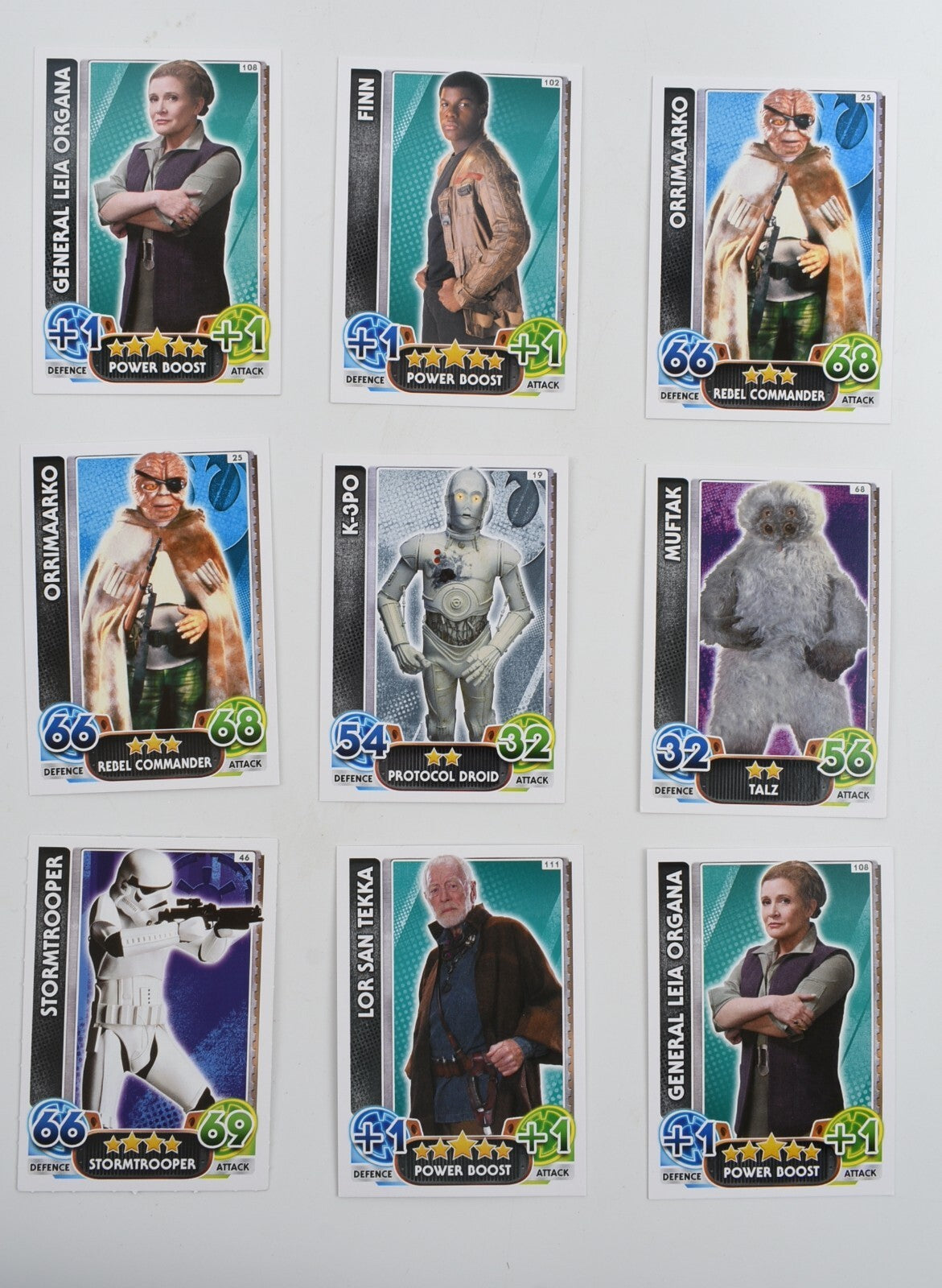 Topps Star Wars Force Attax Universe - Trading Cards Bundle, Lot of 72 Cards