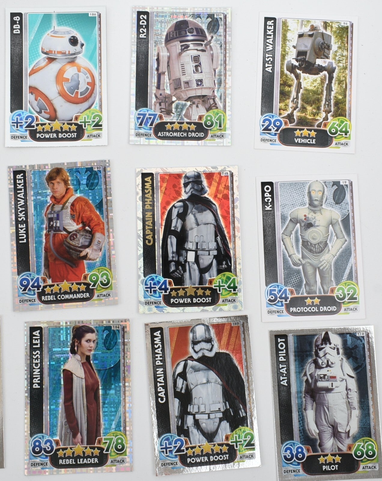 Topps Star Wars Force Attax Universe - Trading Cards Bundle, Tin + 50 Cards