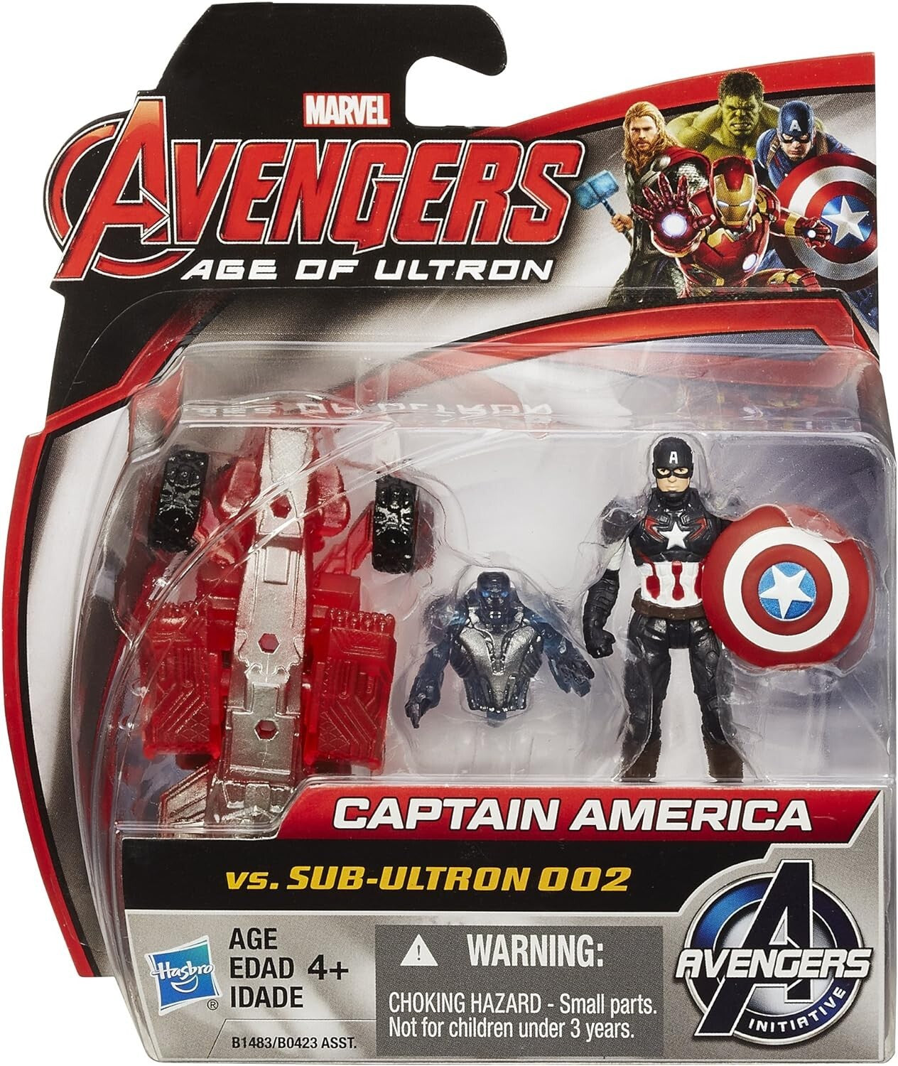 MARVEL AVENGERS Age of Ultron CAPTAIN AMERICA vs Sub-Ultron 002