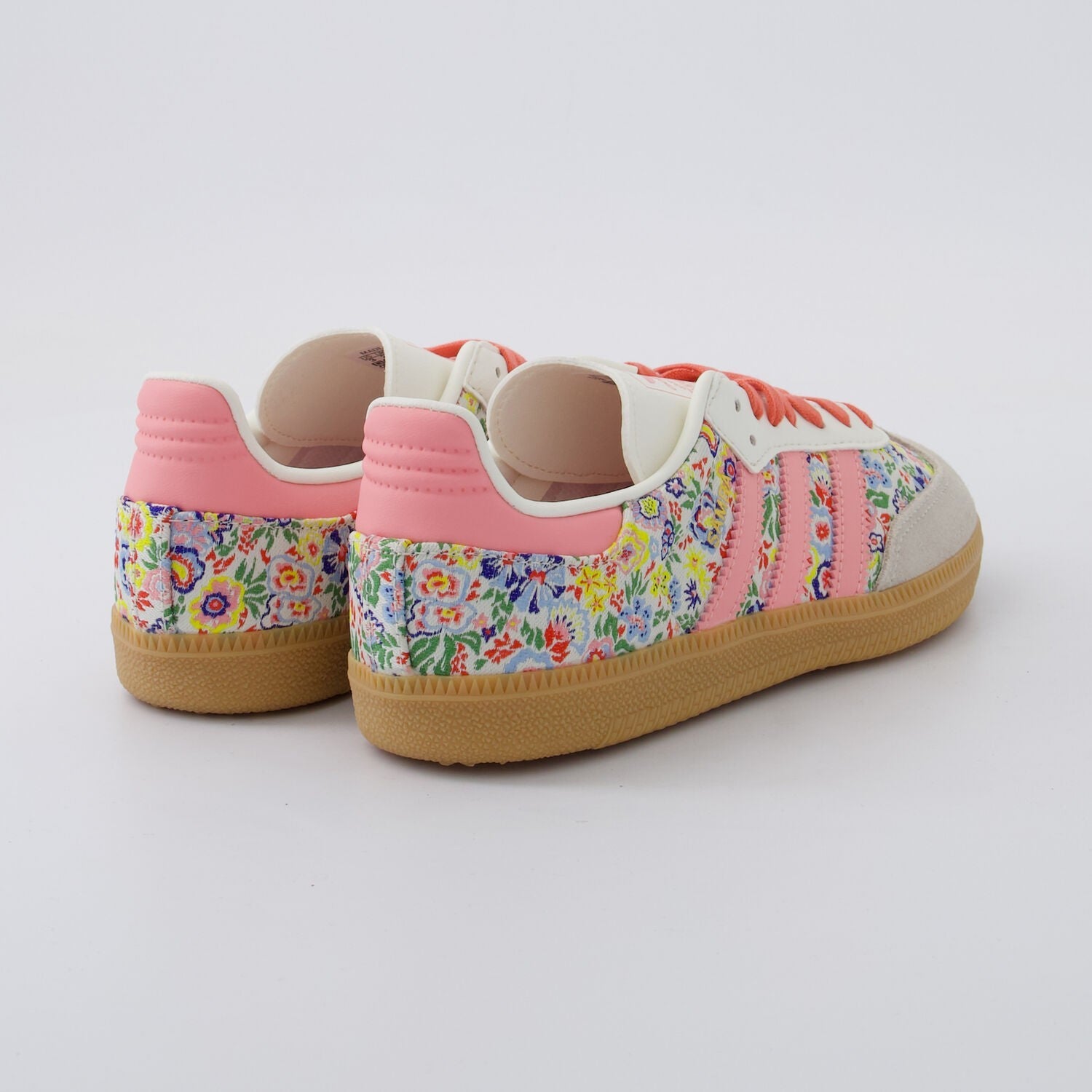Girls adidas Samba OG x Liberty London Floral Embroidery Trainers Size JNR 2