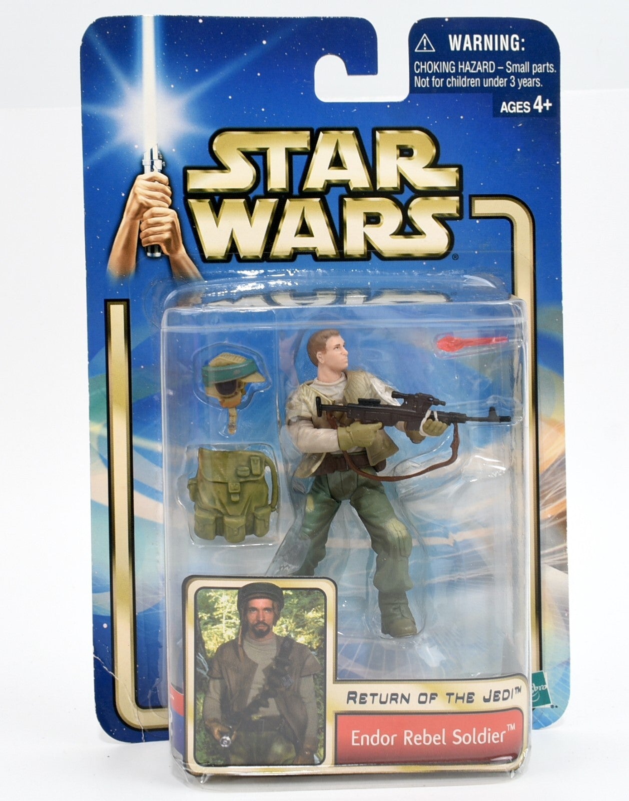 Star Wars: Return of the Jedi - ENDOR REBEL SOLDIER figure, Hasbro (2002)