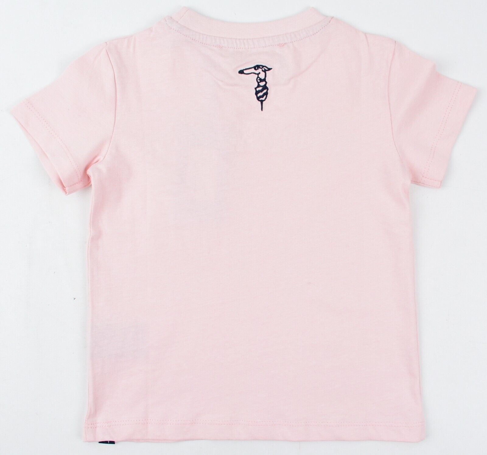 TRUSSARDI Girls ADDIS Embellished Logo T-shirt, Powder Pink, size 3 years