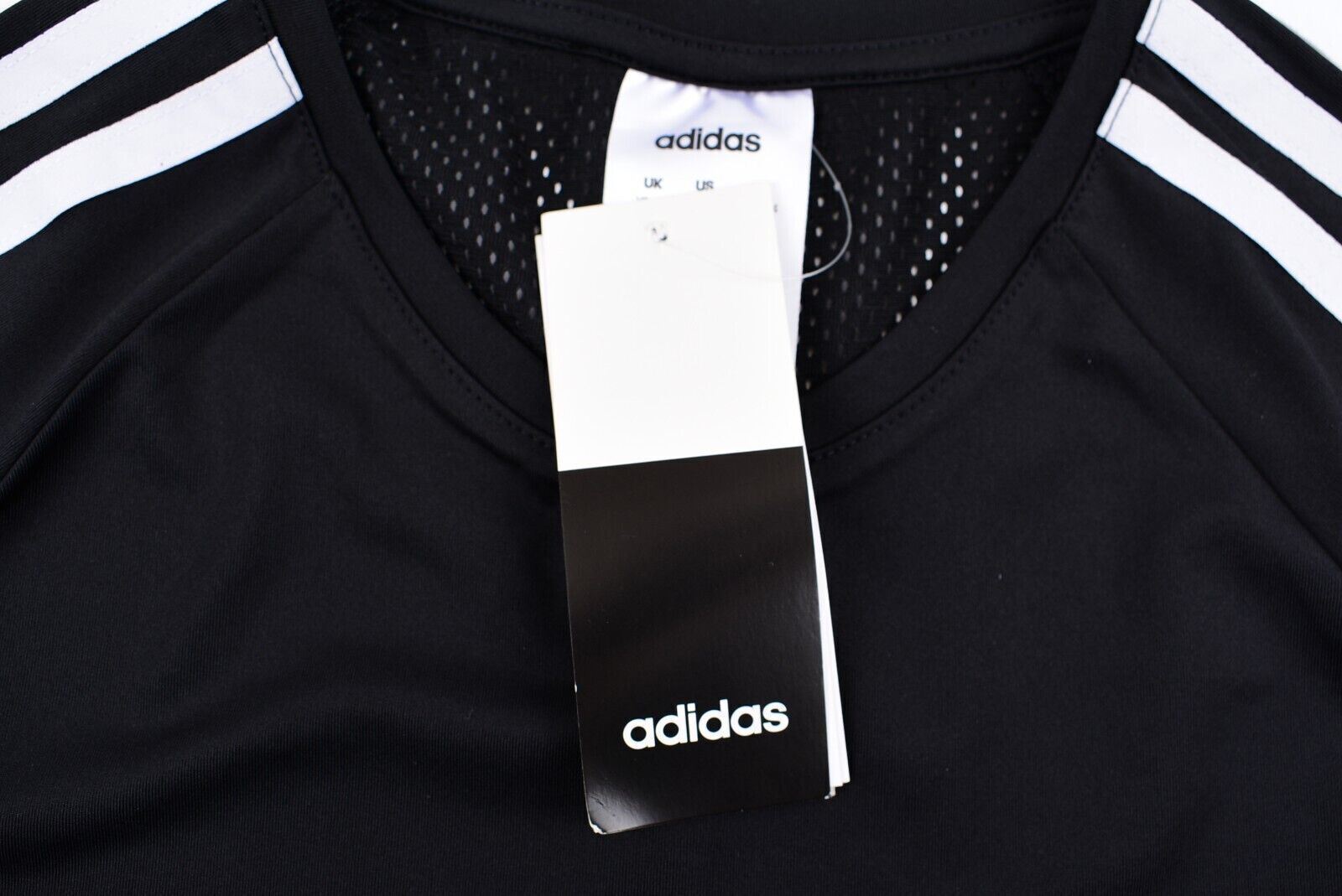 ADIDAS D2M Dare To Move Women's 3-Stripe Tee, T-shirt, Black, size XS (UK 4-6)