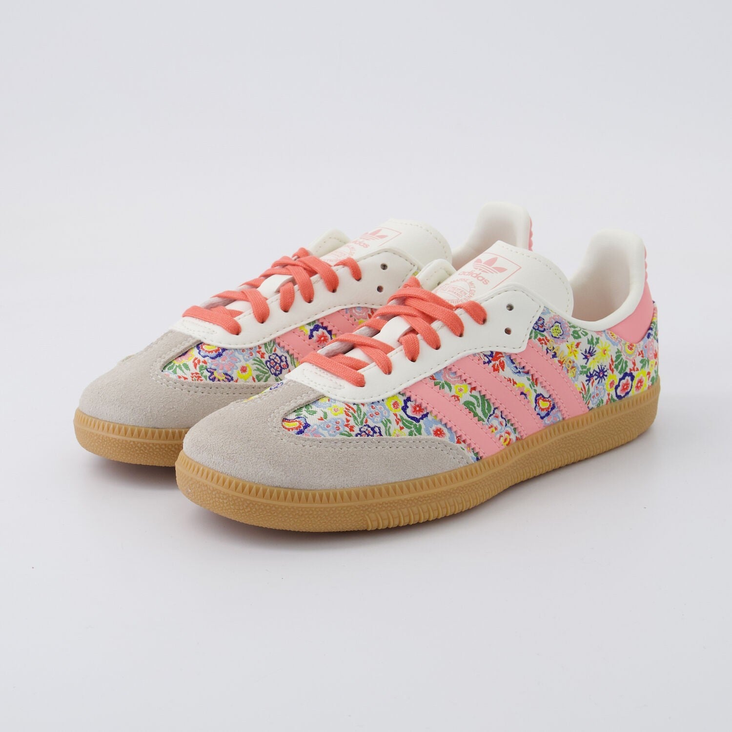 Girls adidas Samba OG x Liberty London Floral Embroidery Trainers Size JNR 1