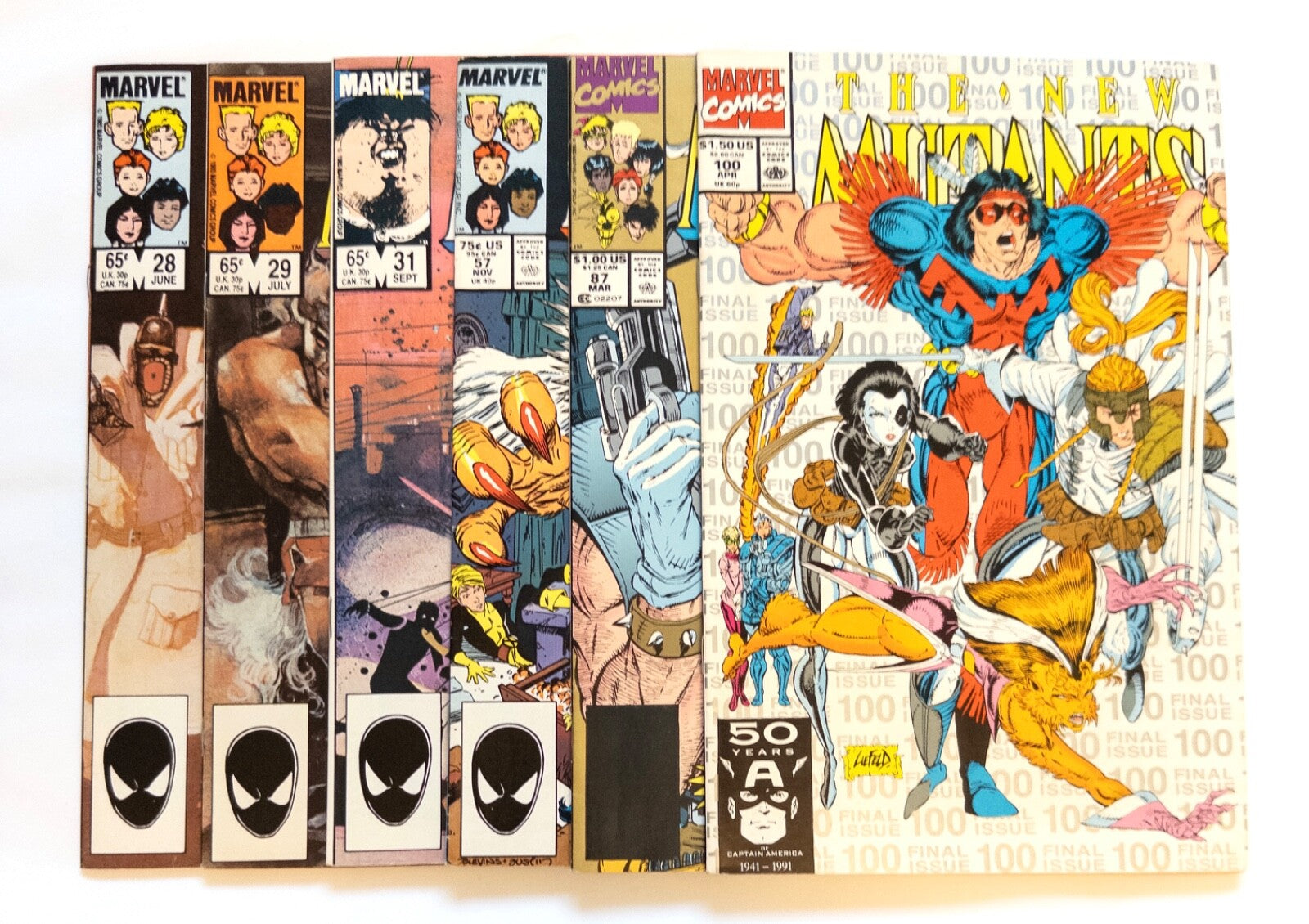Marvel Comics The New Mutants Issues 28-100
