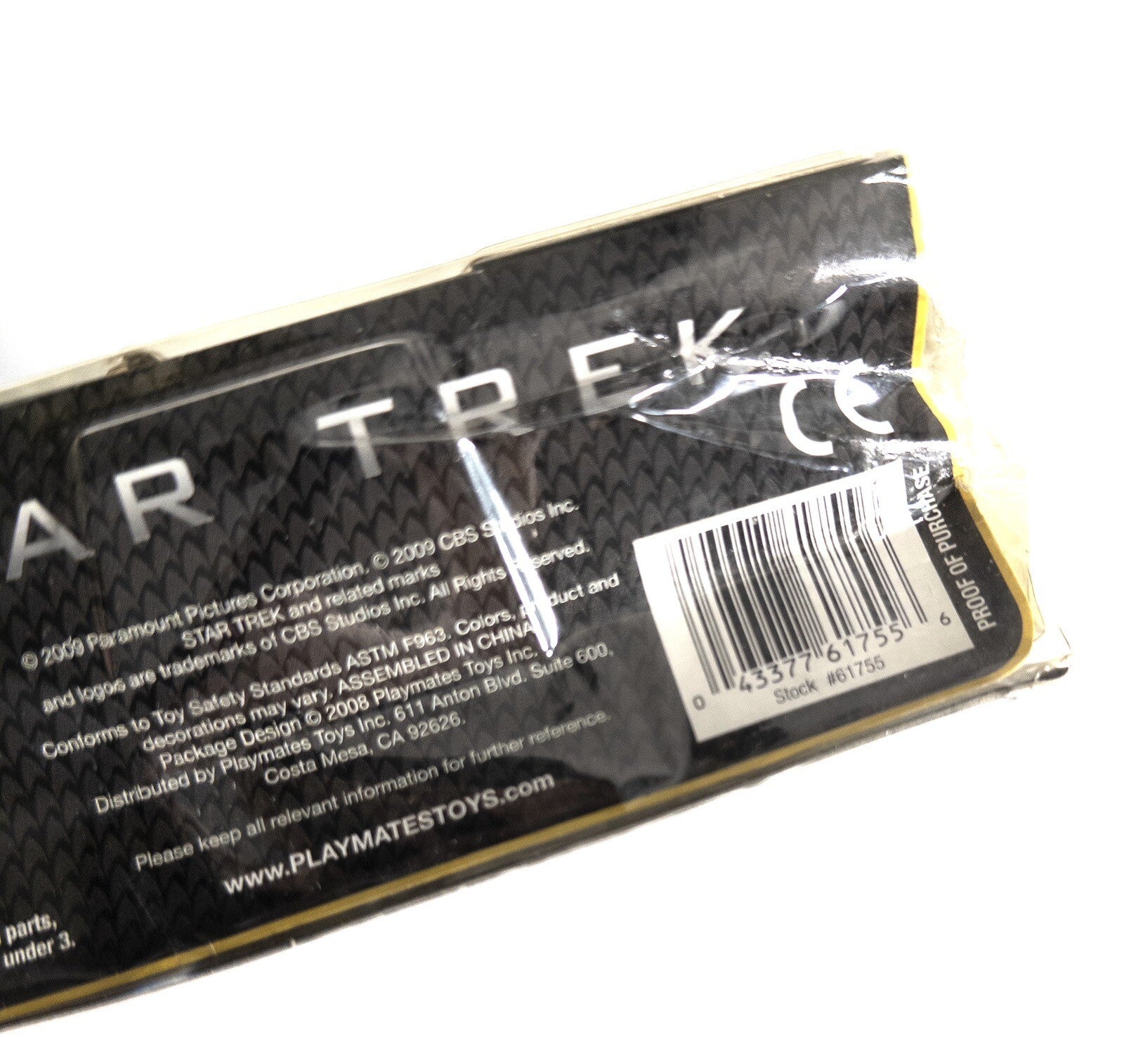 Star Trek Galaxy Collection Pike Figure 4” 2009 *slightly damaged box* RARE