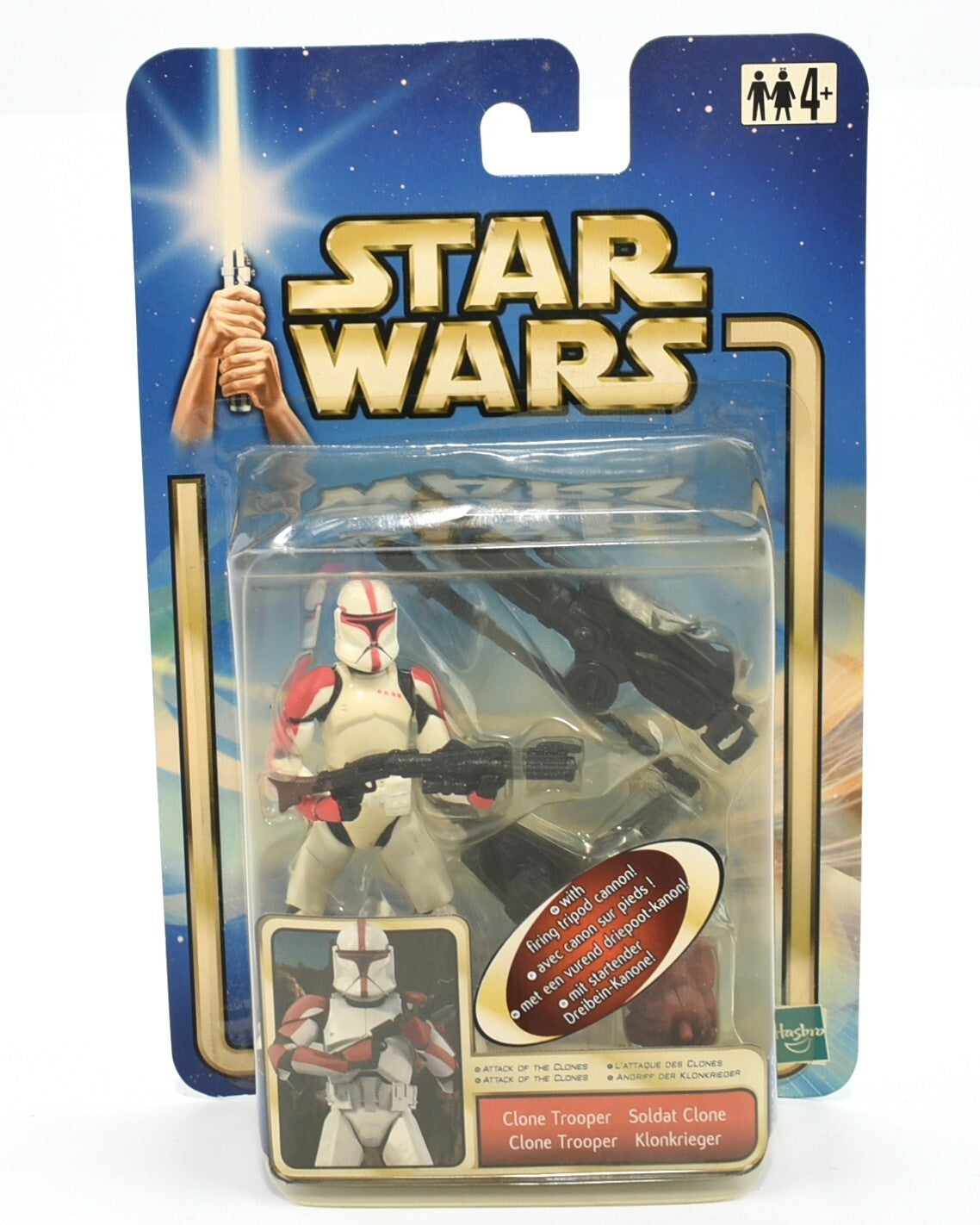 Star Wars: Attack Of The Clones - CLONE TROOPER Action Figure, Hasbro (2002)
