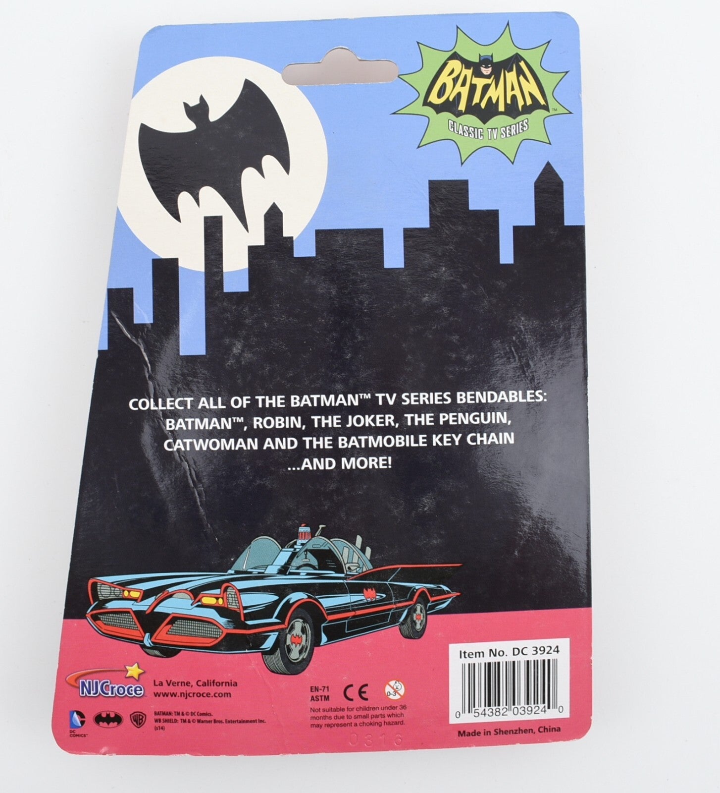 DC Comics Batman Classic TV Series THE JOKER - 5.5 Inch Bendable Action Figure