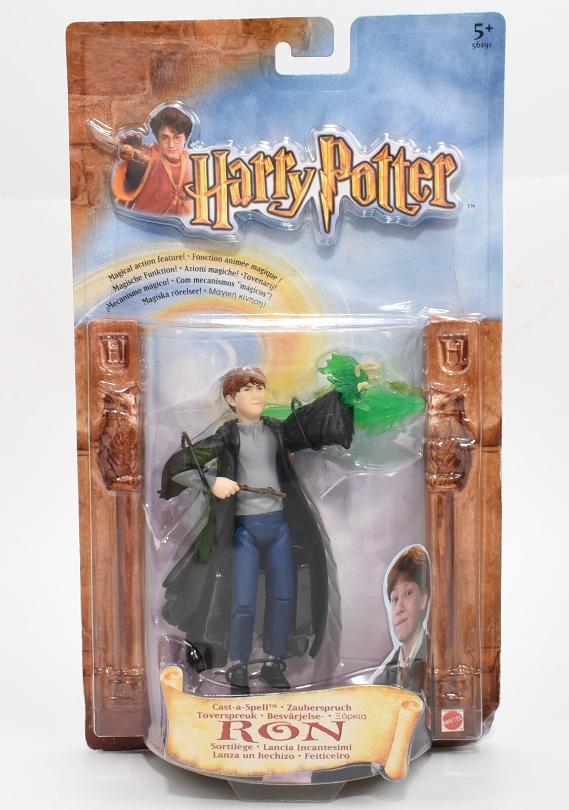 Harry Potter - Cast-a-Spell RON WEASLEY Figure - Mattel (2001)