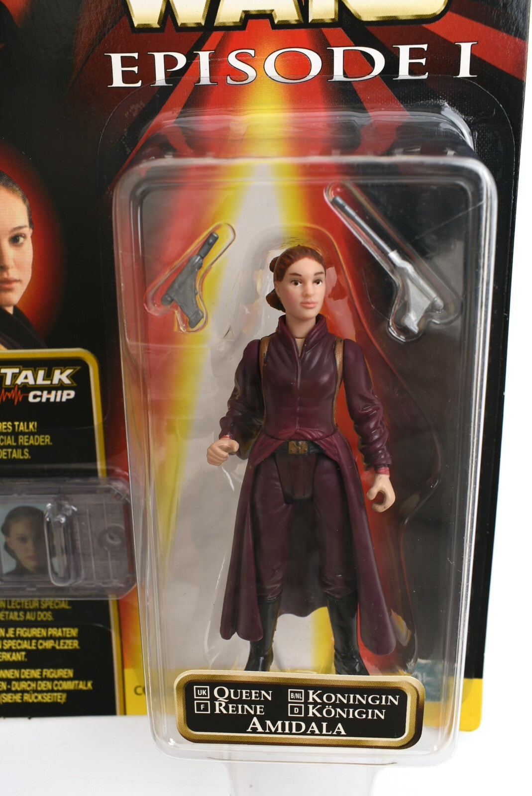 Star Wars: Episode I. ~ QUEEN AMIDALA (includes CommTalk chip), Hasbro 1999