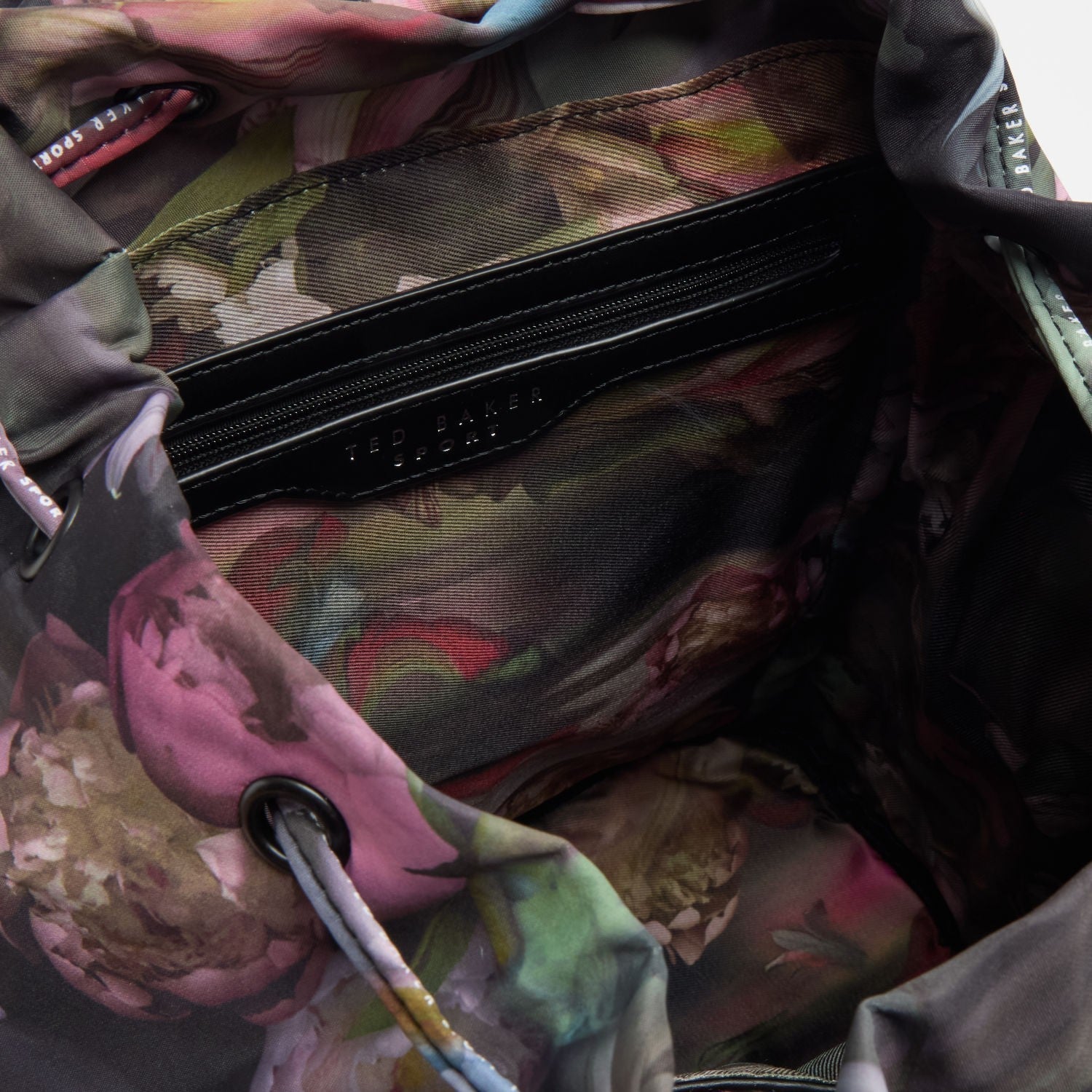 Ted Baker Sport Multicoloured Flower Pattern Multipocket Backpack