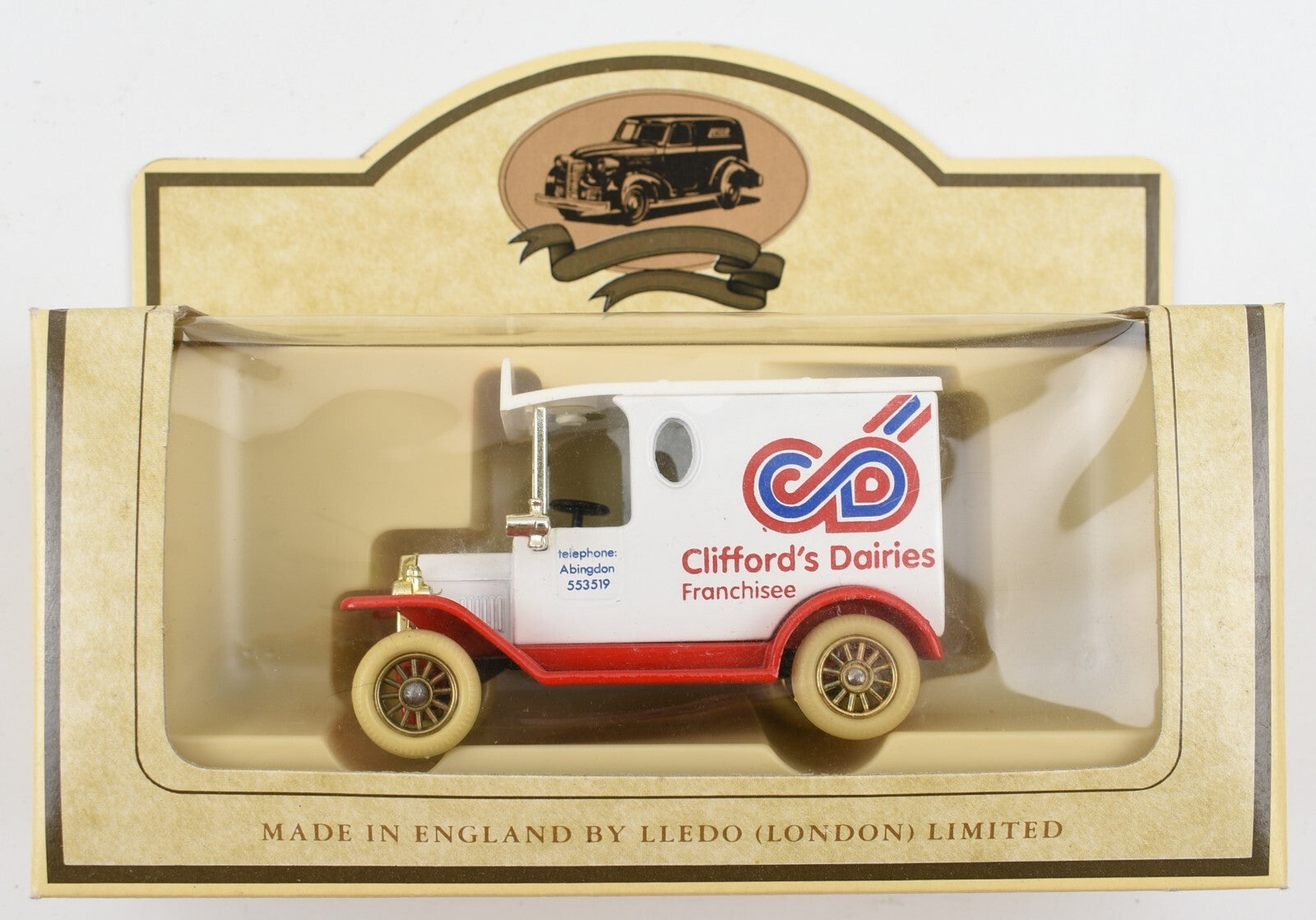LLEDO Promo Model - 1920 Ford Model 'T' Van - Clifford's Dairies