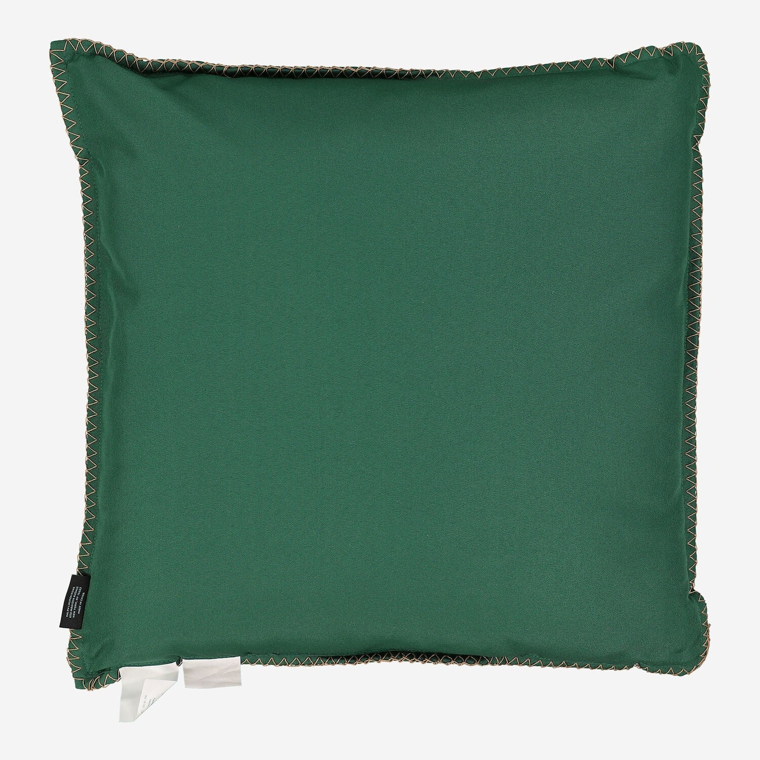 Lauren Ralph Lauren Green Eden Whipstitch Indoor/Outdoor Cushion 50x50cm