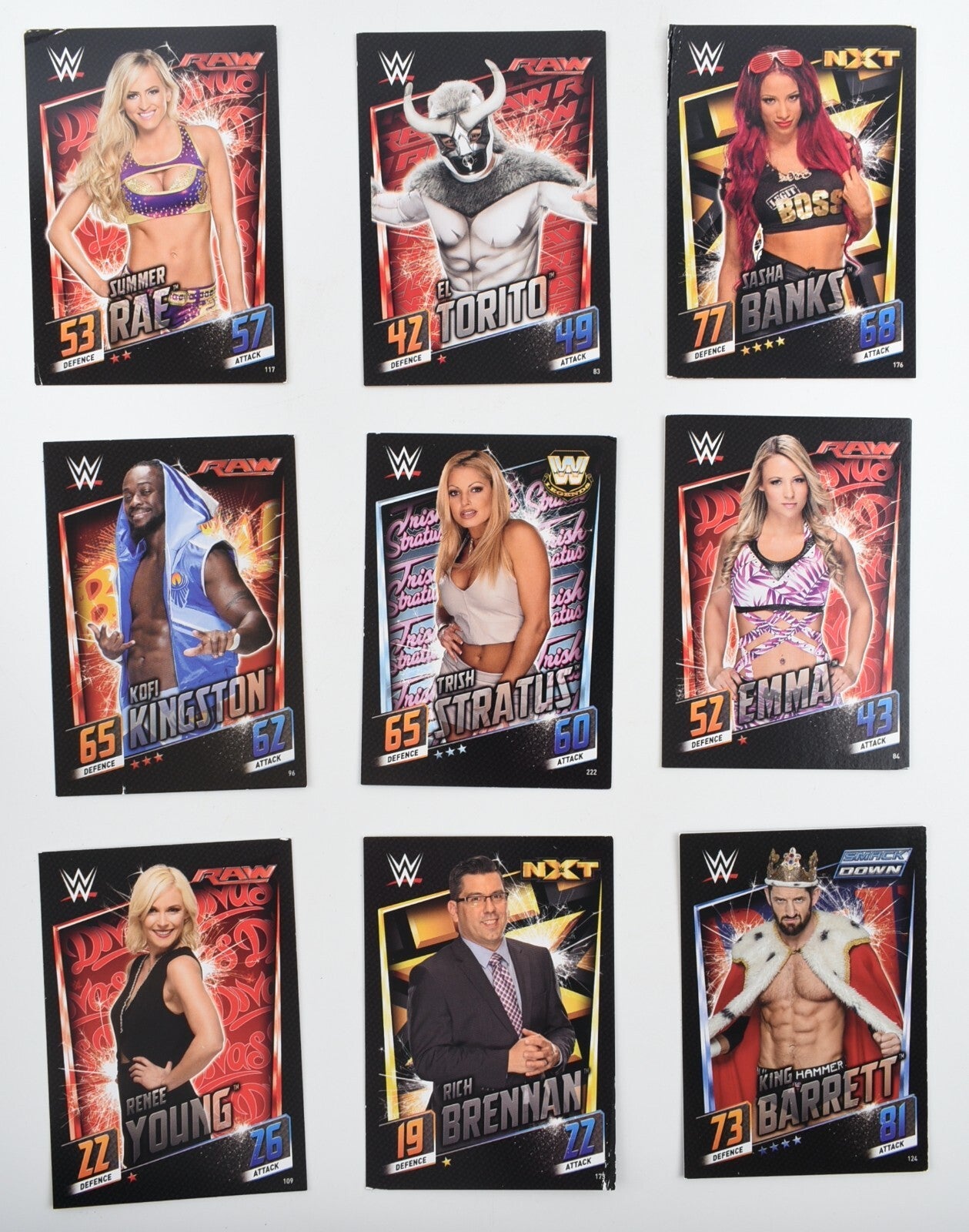 Topps Slam Attax Then Now Forever  - Trading Cards Bundle, Lot of 87 Cards