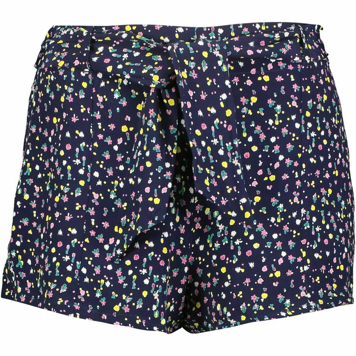 SUPERDRY Women's TAYLOR Skater Culotte Shorts, Navy Pop Ditsy, size S - UK 10