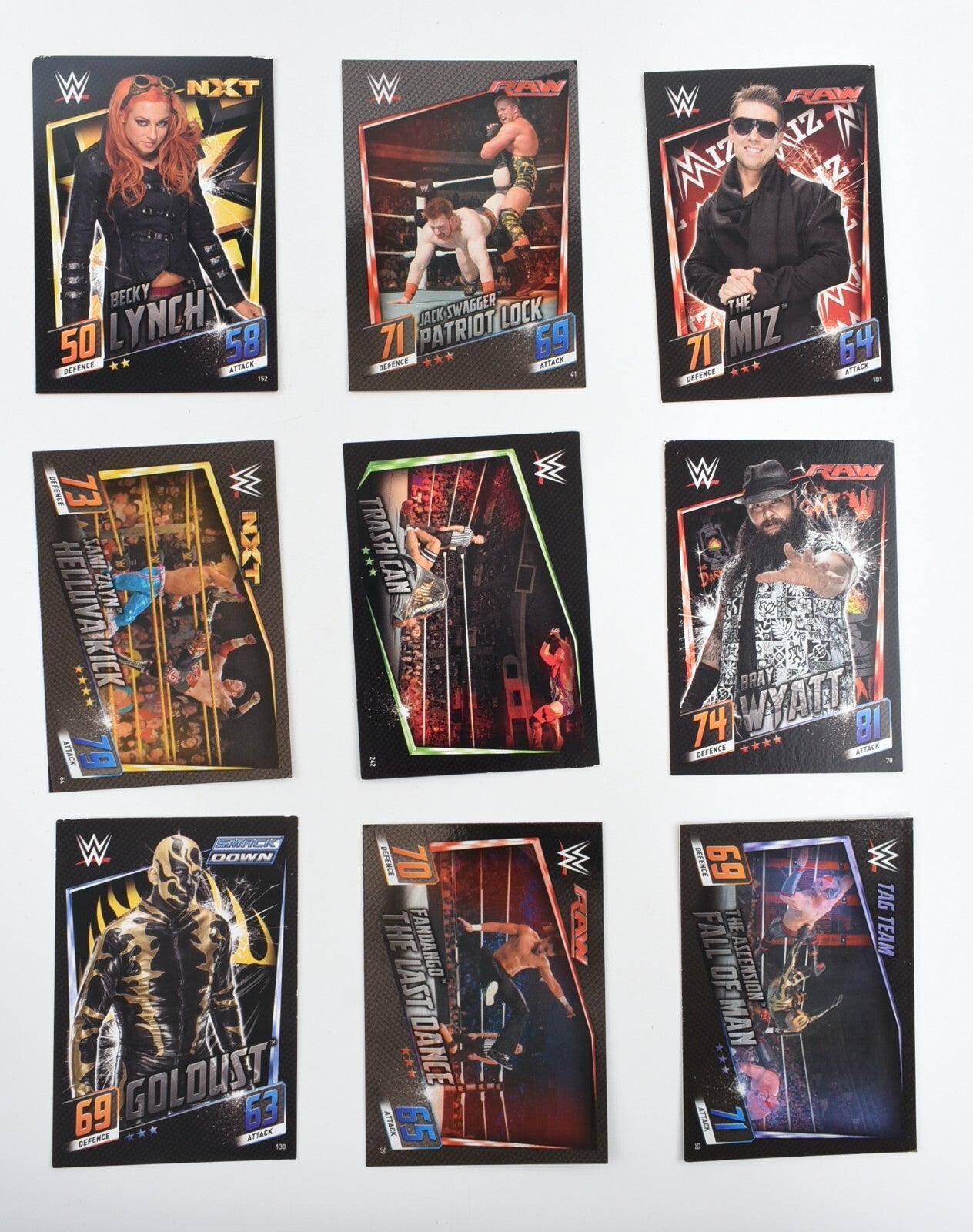 Topps Slam Attax Then Now Forever  - Trading Cards Bundle, Lot of 87 Cards