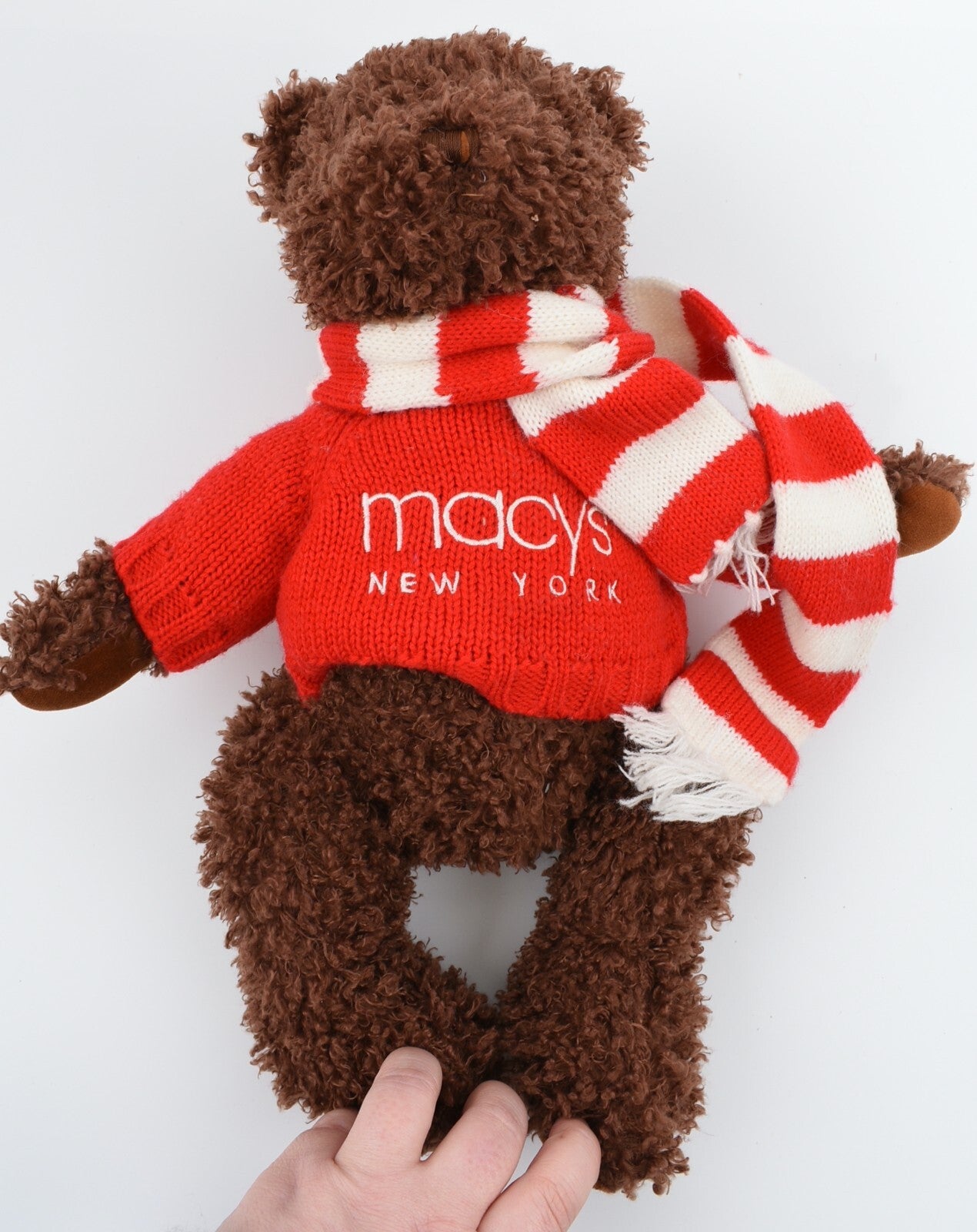 GUND Macy's New York Plush Teddy Bear, With Jumper and Scarf