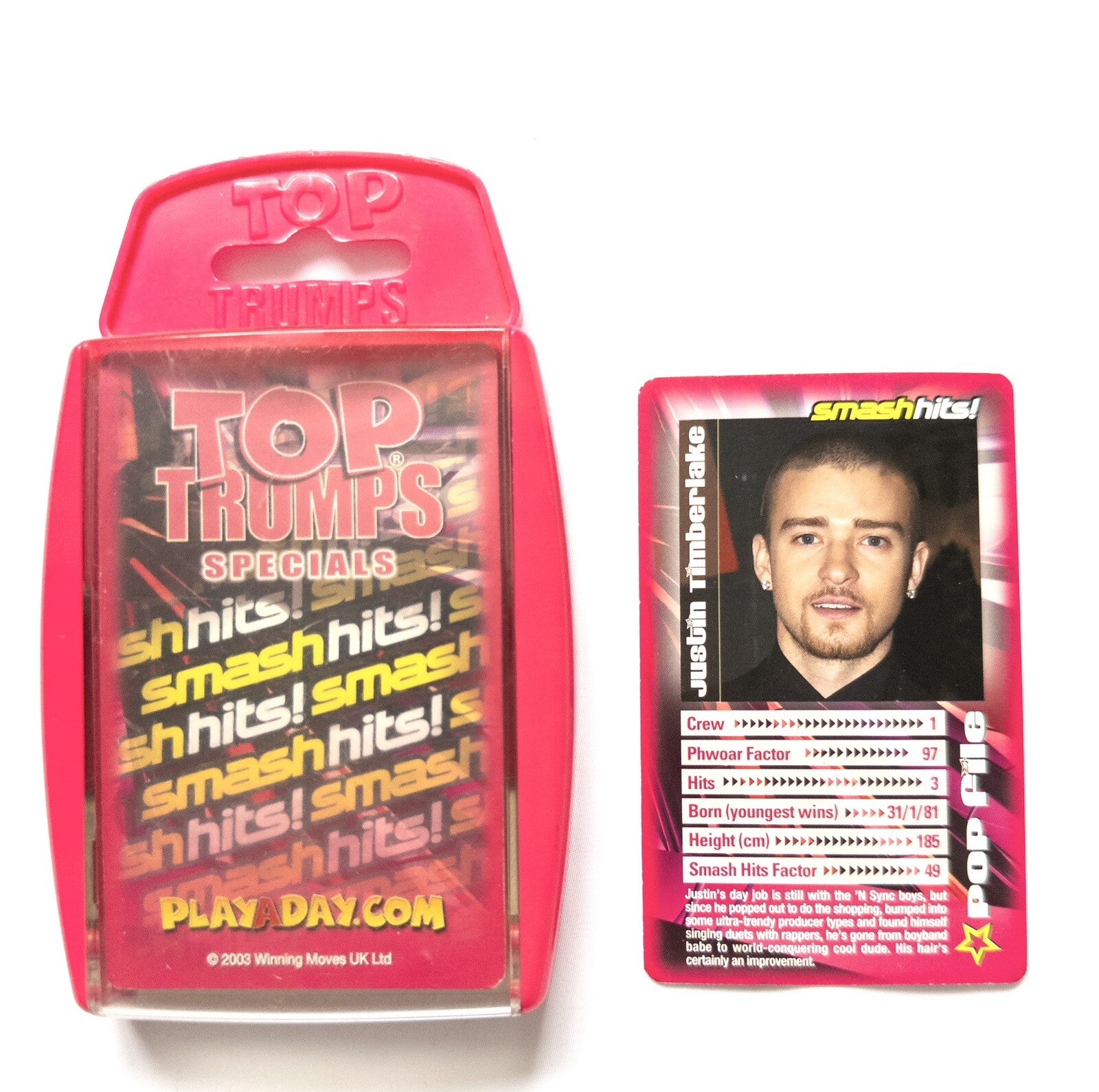 TOP TRUMPS Specials Card Game Smash Hits