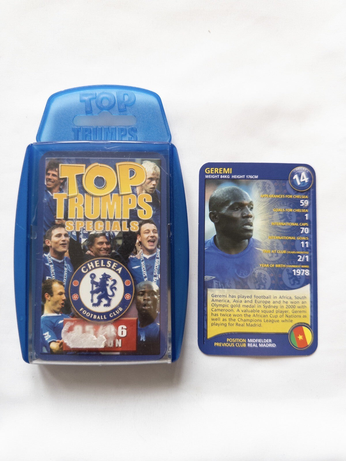 TOP TRUMPS SPECIALS Chelsea Football Club 2006 Season