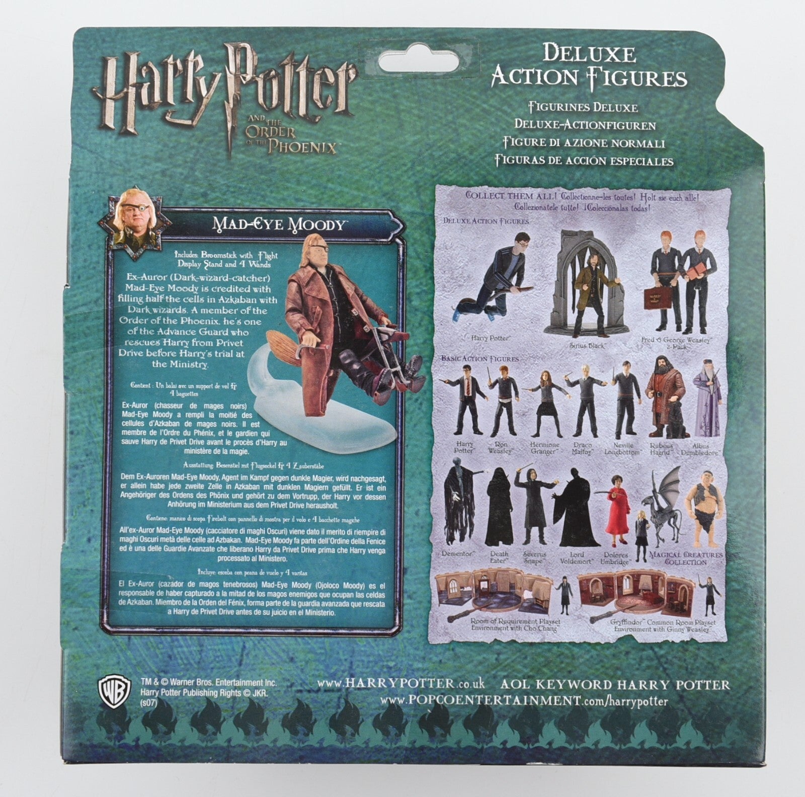 HARRY POTTER and the Order of the Phoenix - MAD-EYE MOODY Collector's Figure