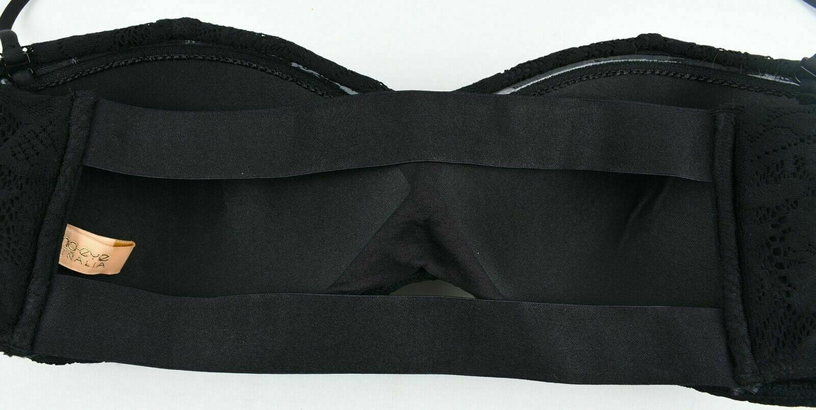 BOND-EYE Australia - Women's 2-pc Bikini Swimsuit, Black, size UK 16